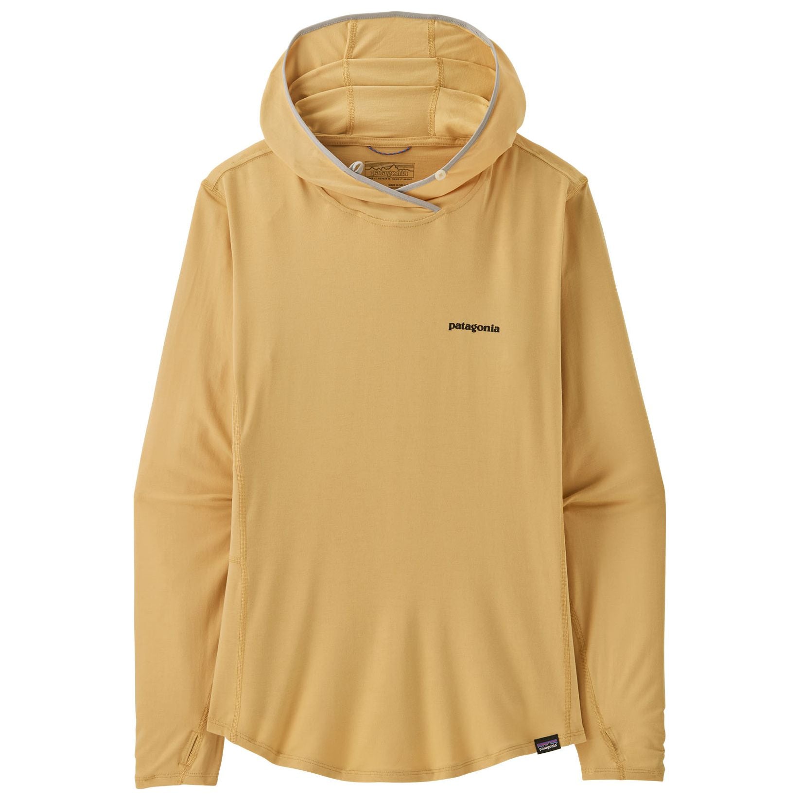 Patagonia Women's Tropic Comfort Natural Graphic Hoody Fitz Roy Tarpon: Beeswax Tan Image 02