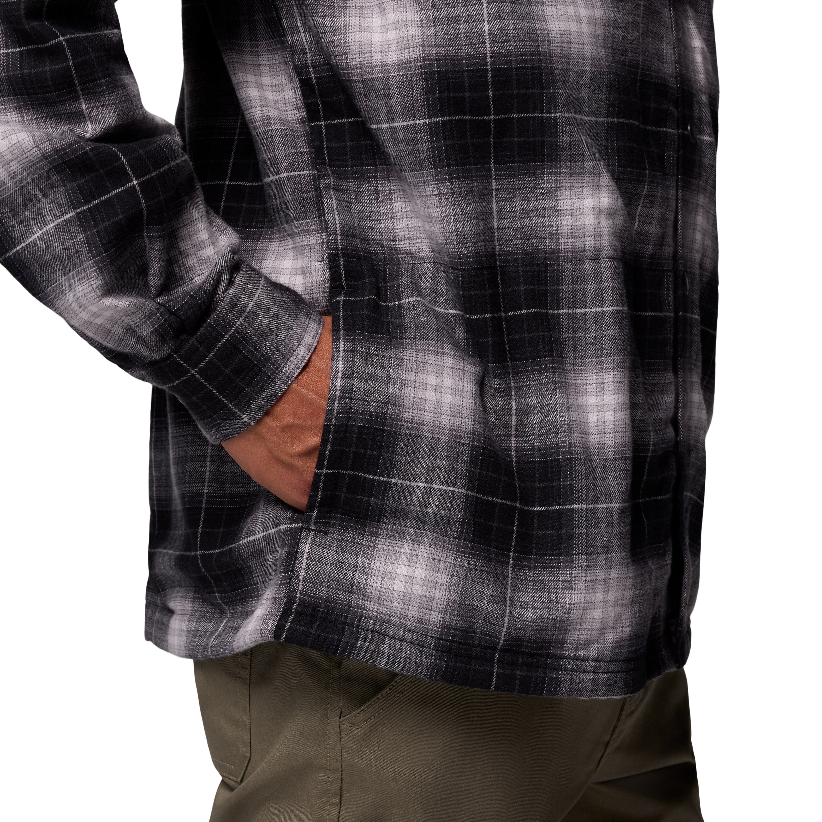 Columbia Men's Cornell Woods Fleece Lined Shirt Jacket Black Lumberjack Tartan Image 08