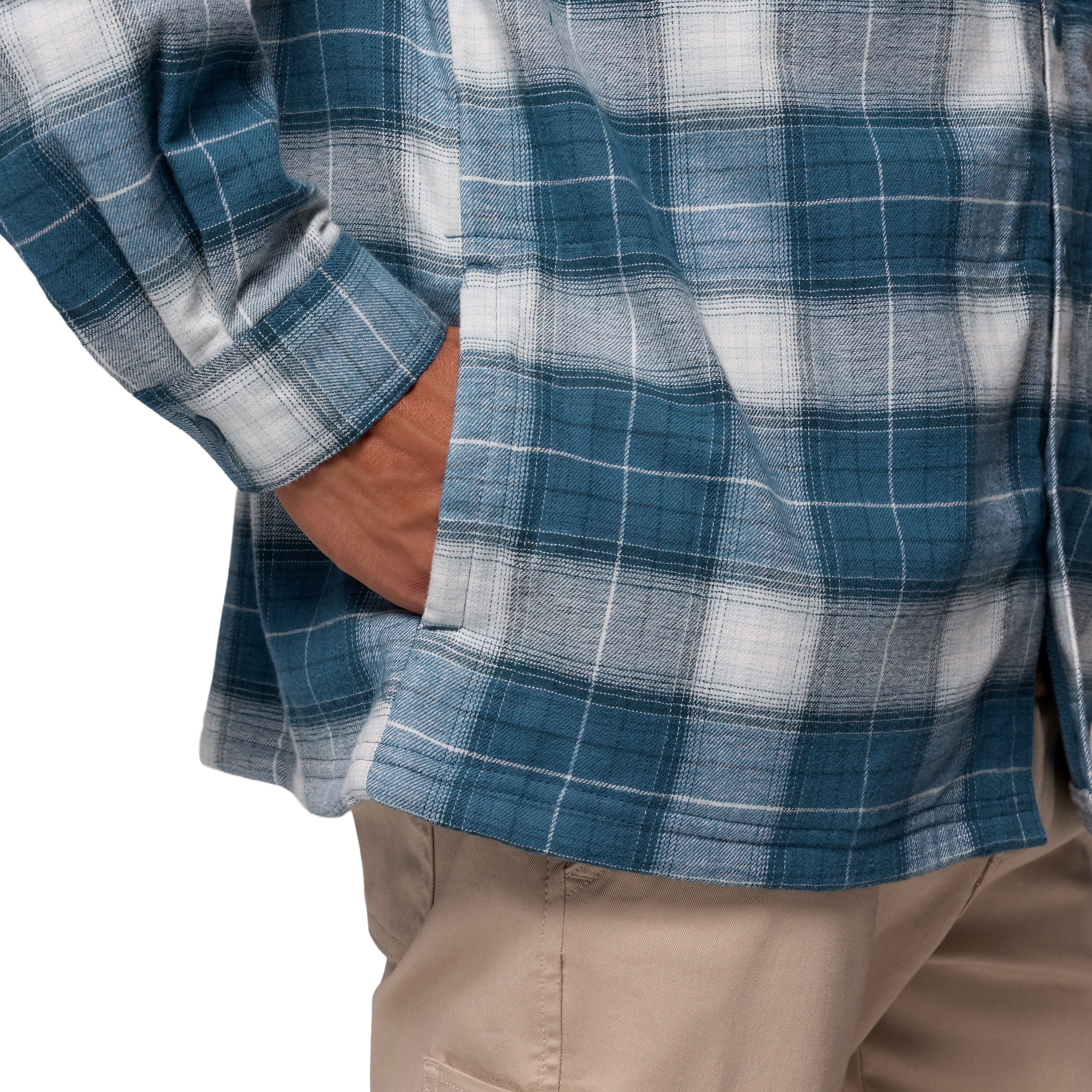 Columbia Men's Cornell Woods Fleece Lined Shirt Jacket Everblue Lumberjack Tartan Image 08