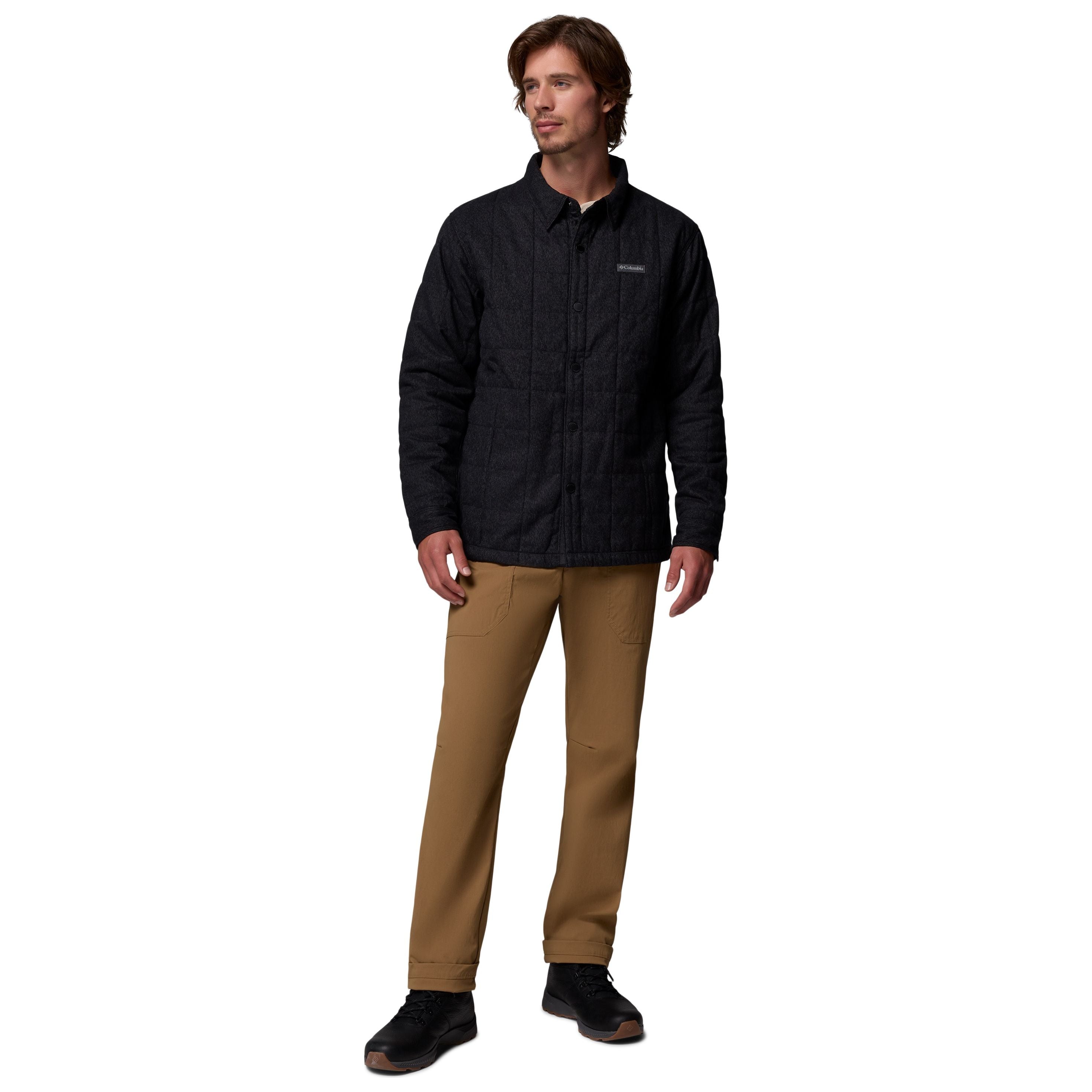 Columbia Men's Landroamer Quilted Shirt Jacket Black Image 02