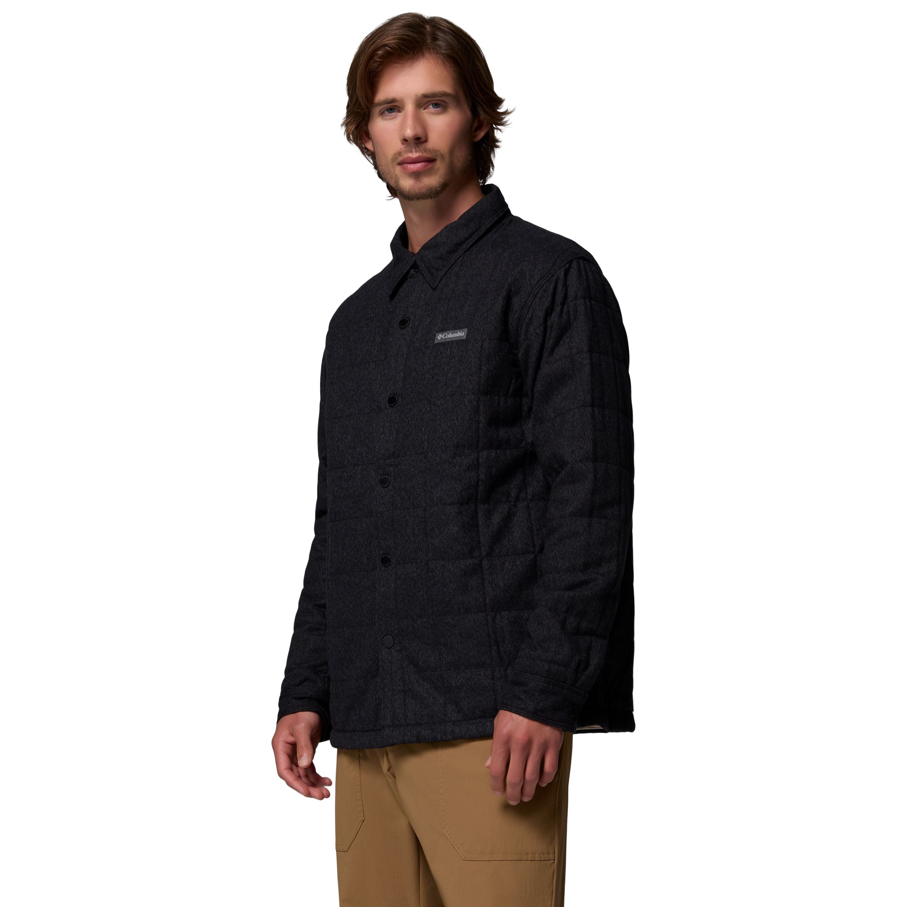 Columbia Men's Landroamer Quilted Shirt Jacket Black Image 04