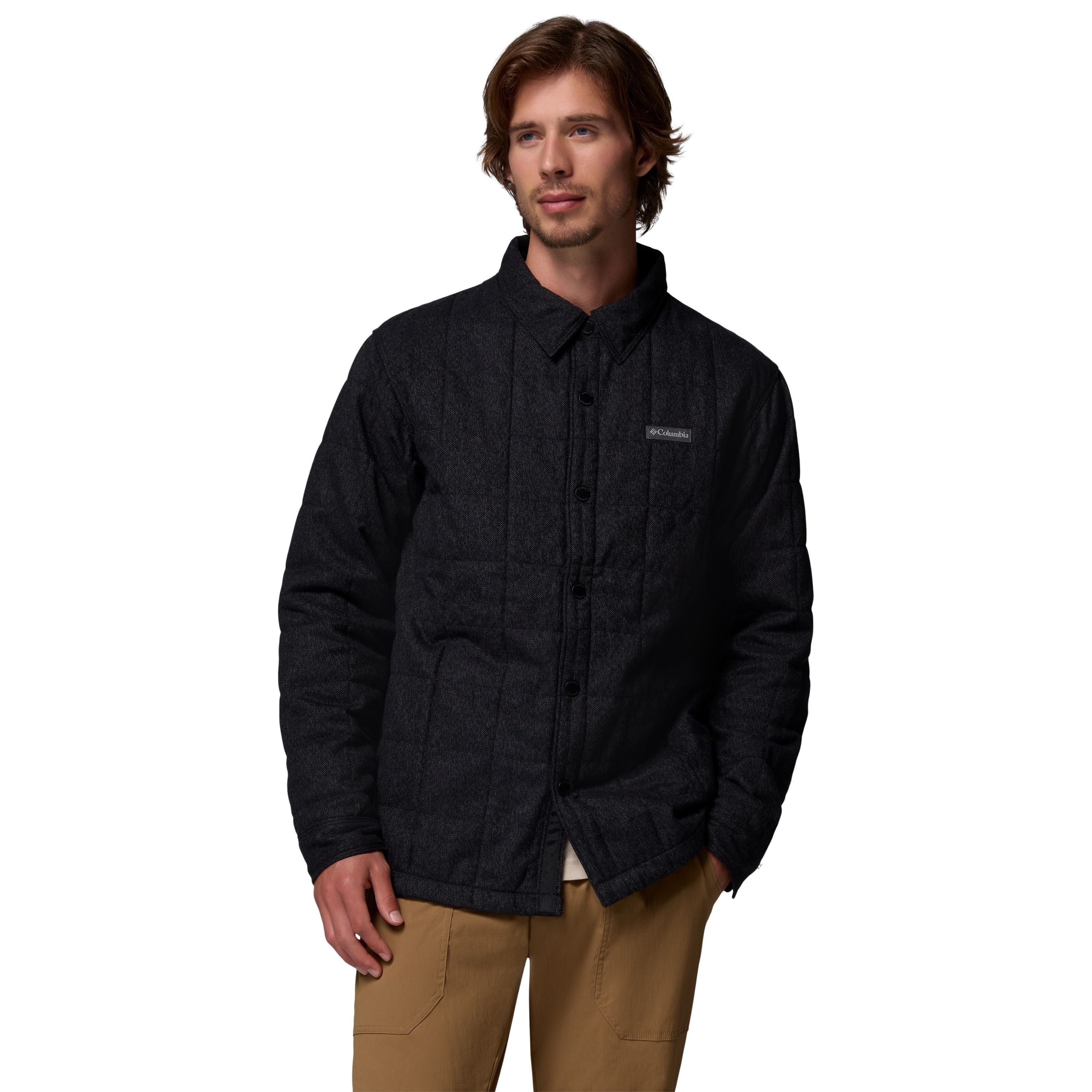 Columbia Men's Landroamer Quilted Shirt Jacket Black Image 05
