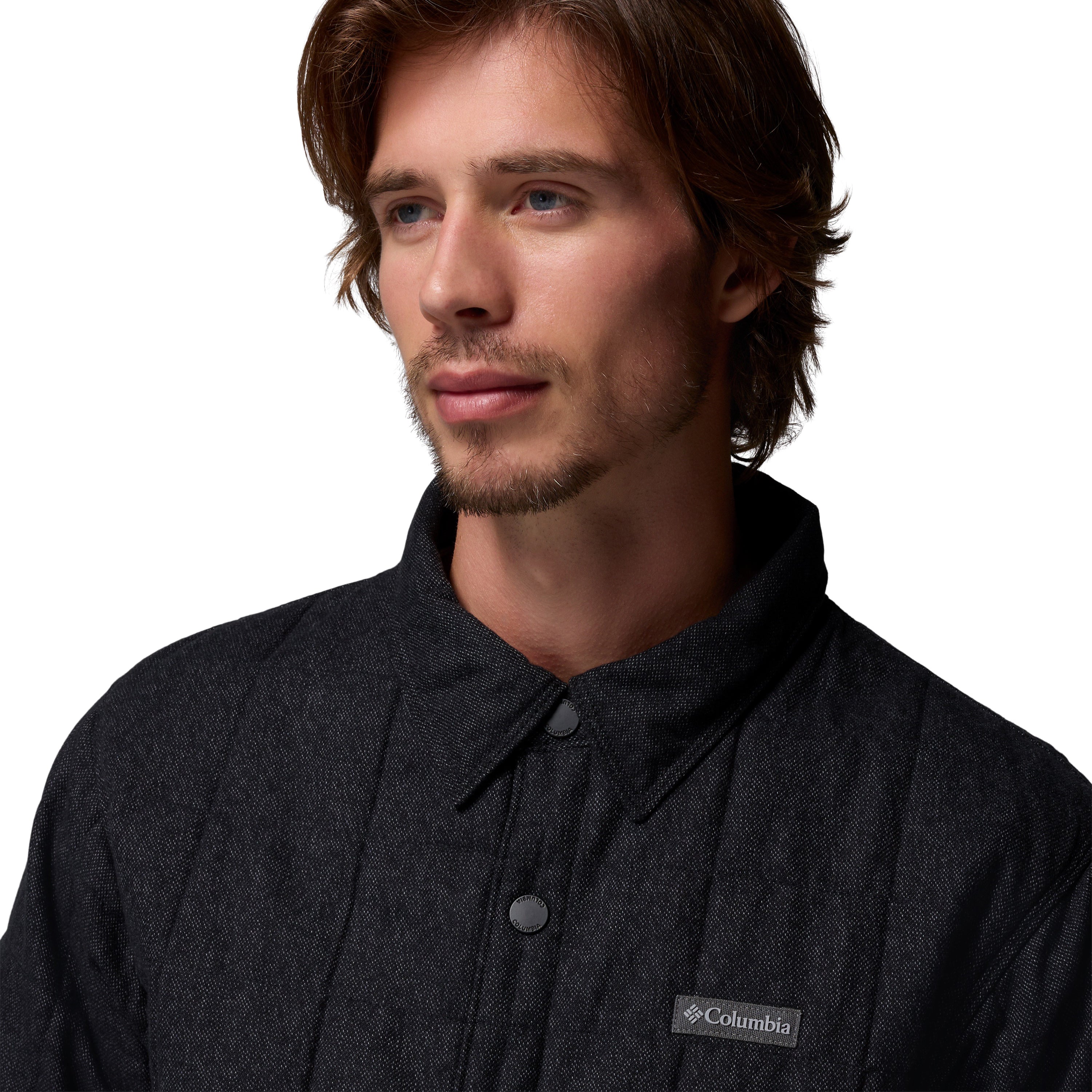 Columbia Men's Landroamer Quilted Shirt Jacket Black Image 06