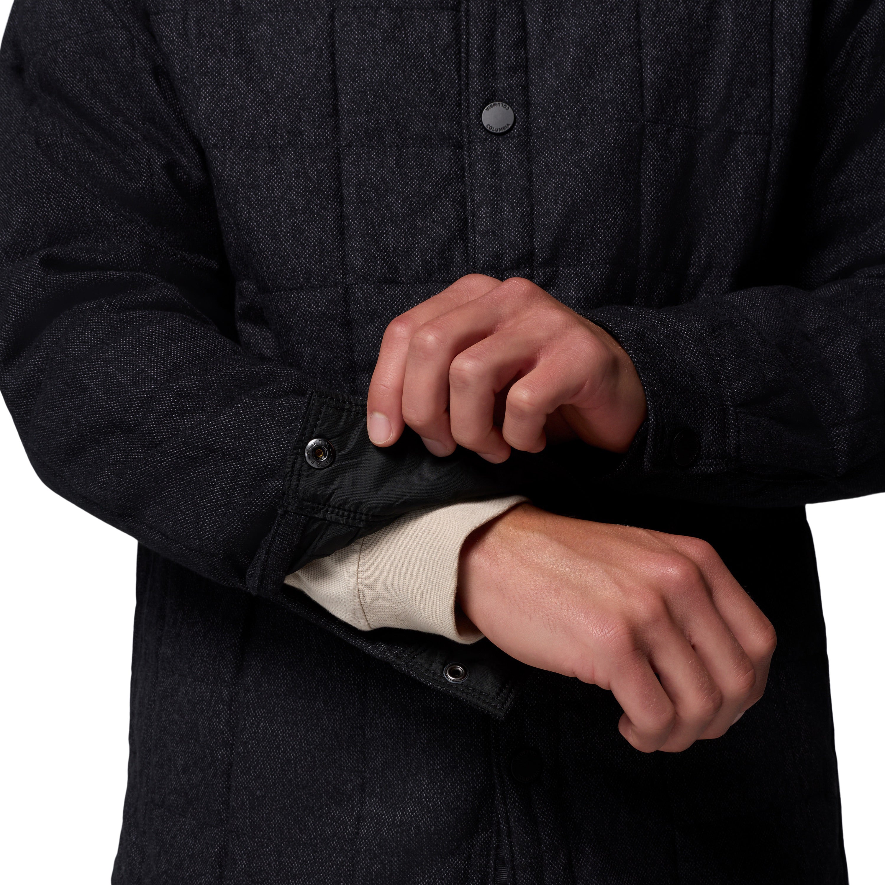 Columbia Men's Landroamer Quilted Shirt Jacket Black Image 08