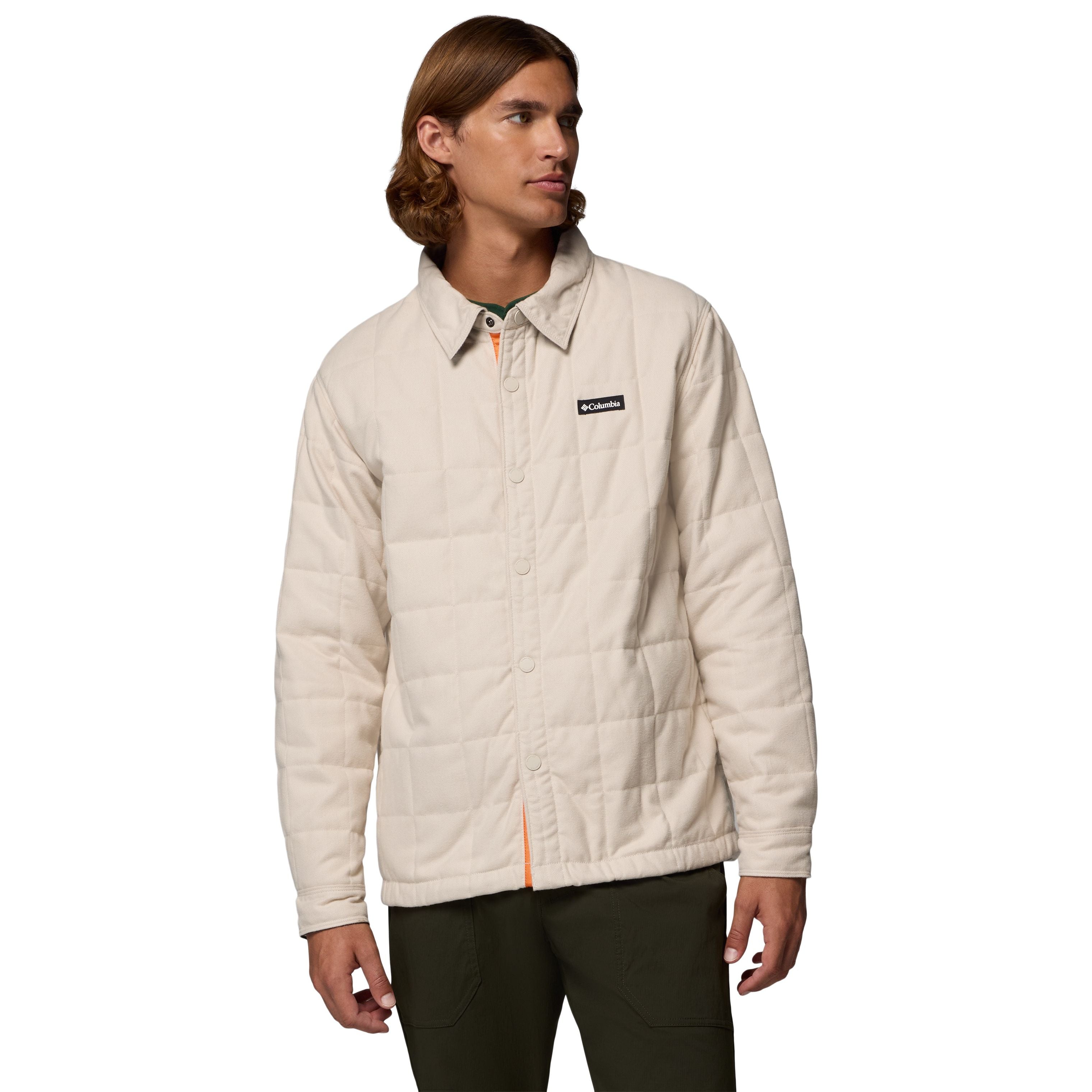 Columbia Men's Landroamer Quilted Shirt Jacket Dark Stone Image 05