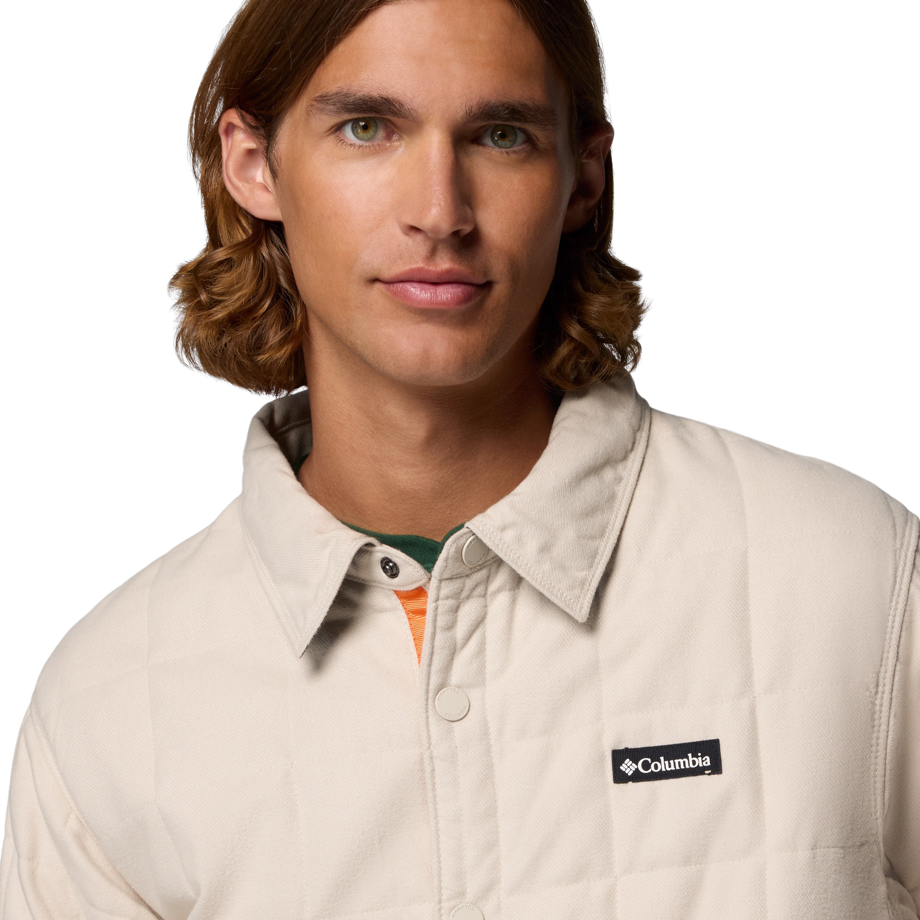 Columbia Men's Landroamer Quilted Shirt Jacket Dark Stone Image 06