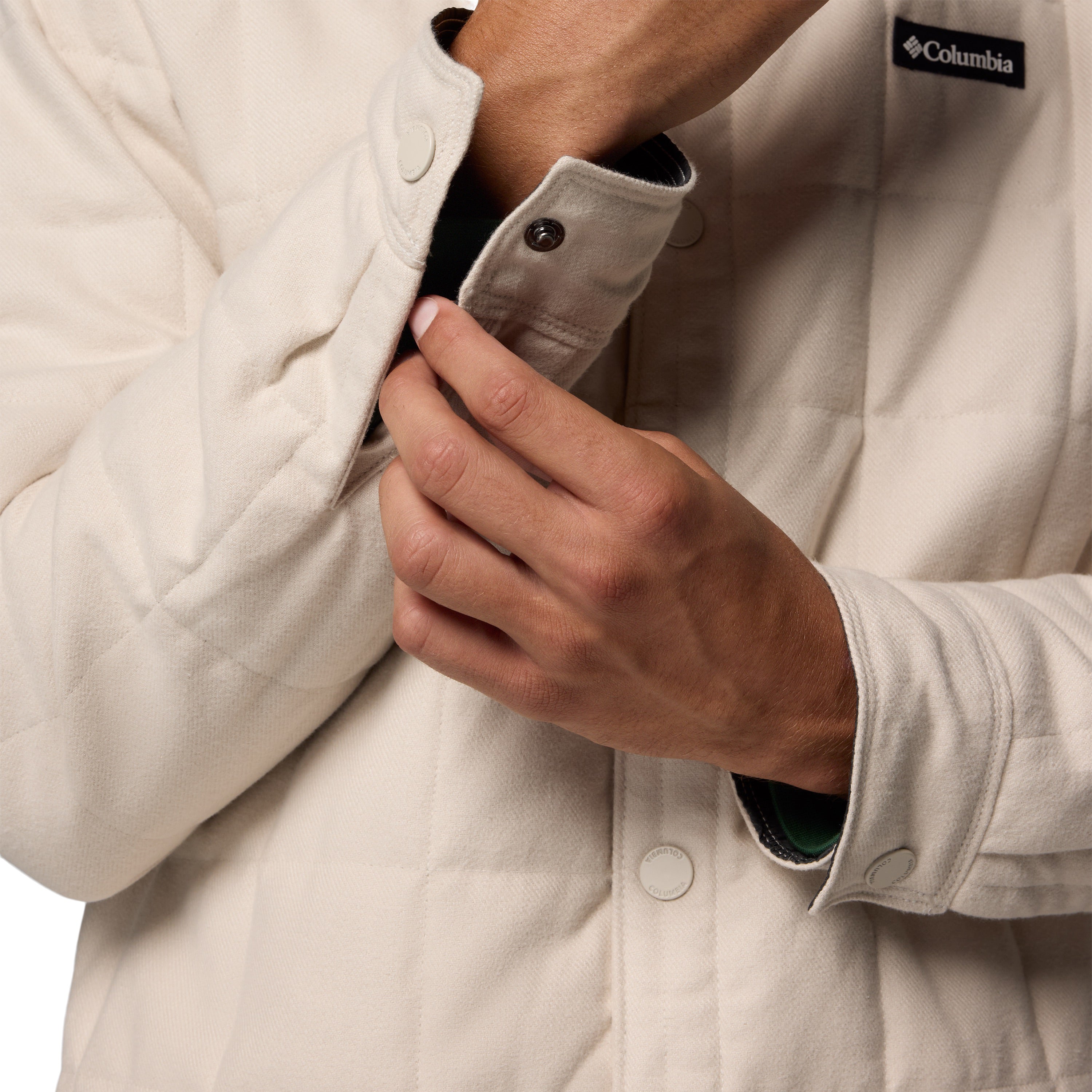 Columbia Men's Landroamer Quilted Shirt Jacket Dark Stone Image 08