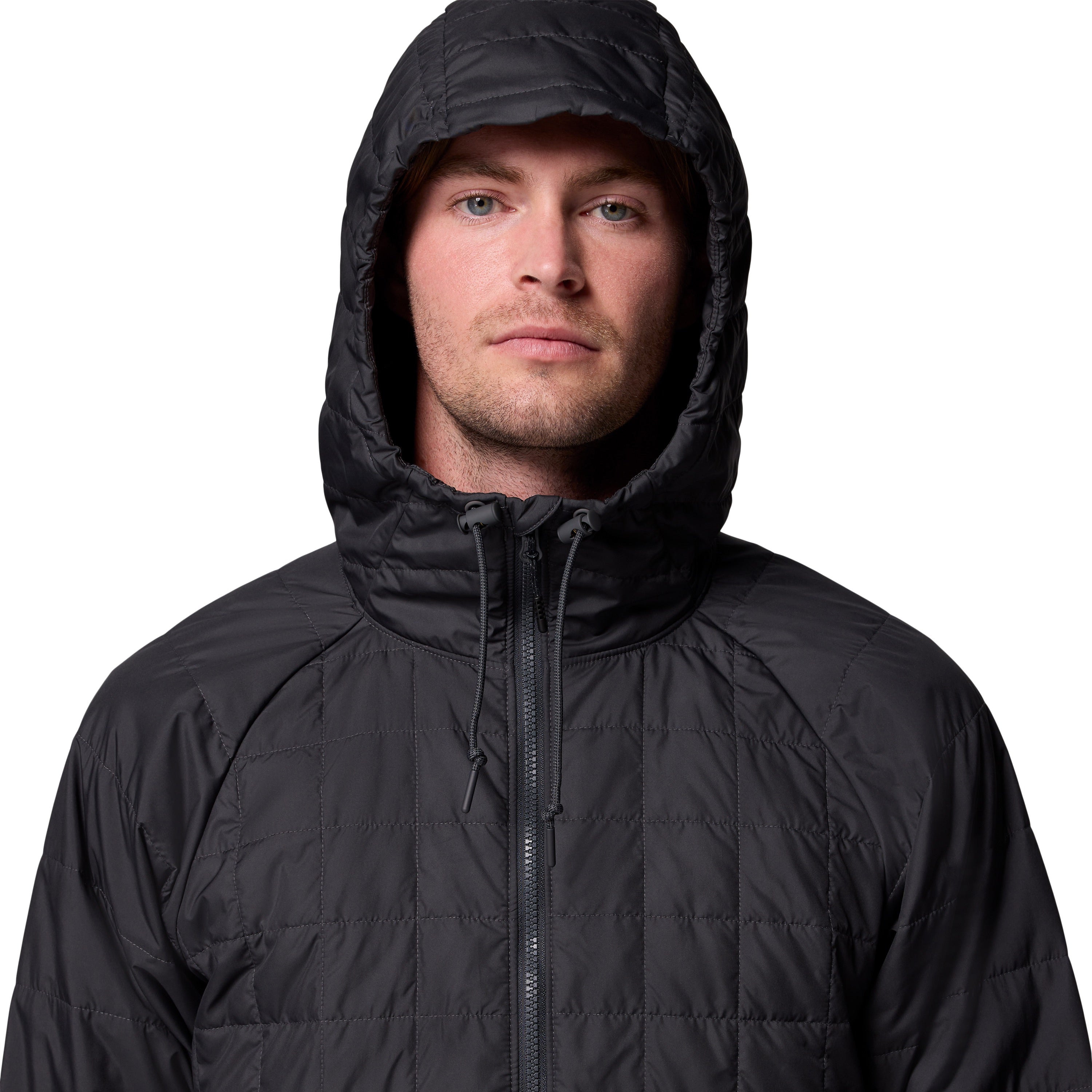 Columbia Men's PFG Uncharted II Insulated Anorak Ancient Fossil, Shark Image 06