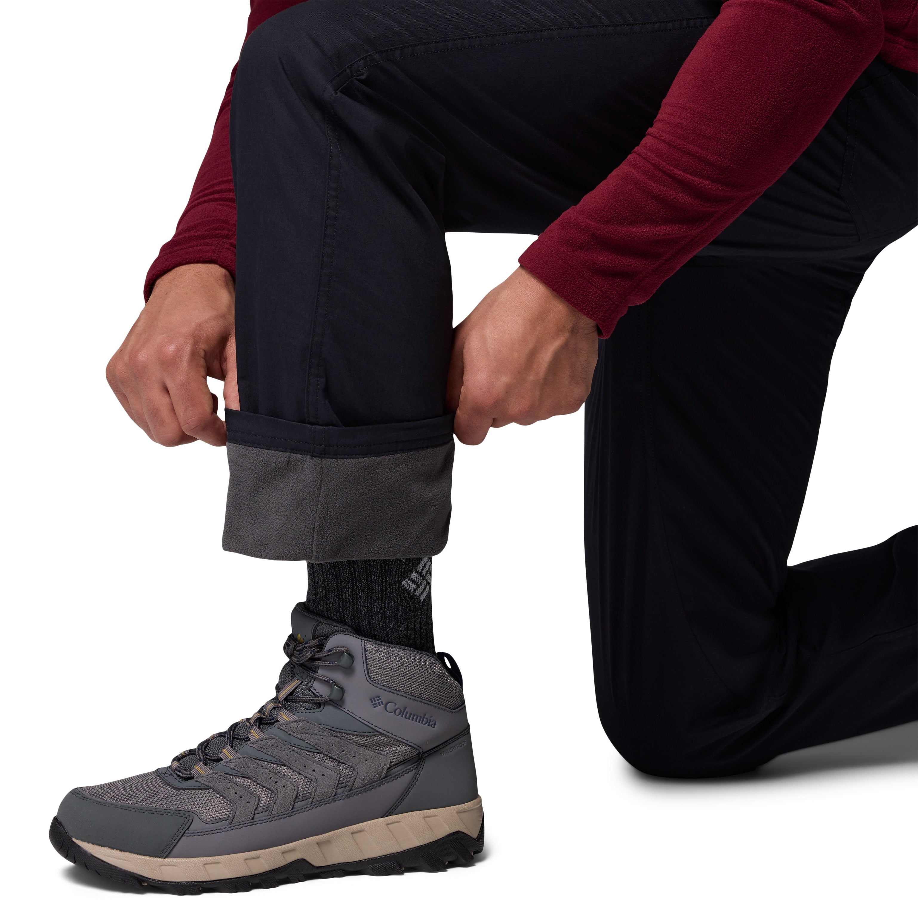 Columbia Men's Rapid Rivers Fleece Lined Pant Black Image 07