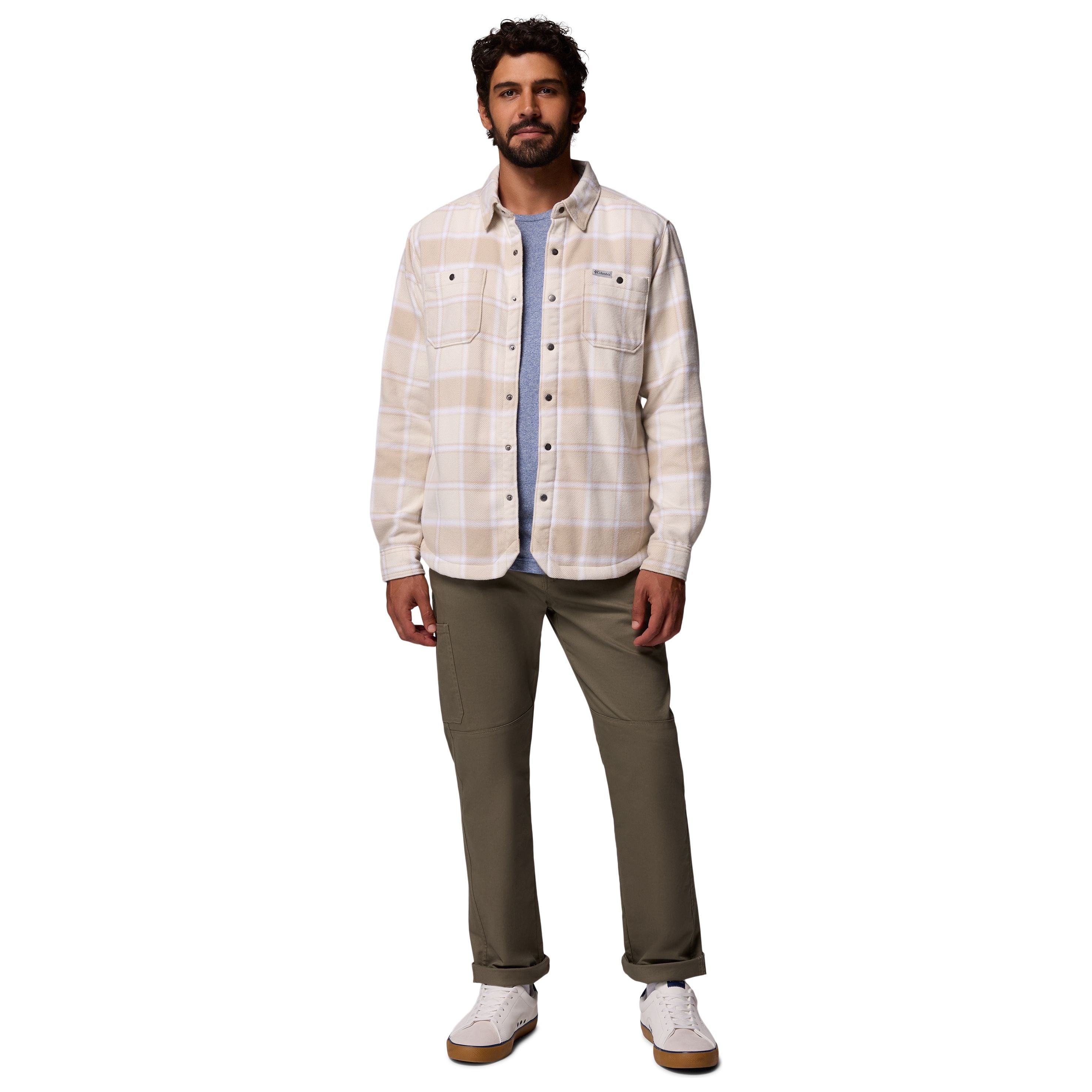 Columbia Men's Windward II Shirt Jacket Ancient Fossil Image 02