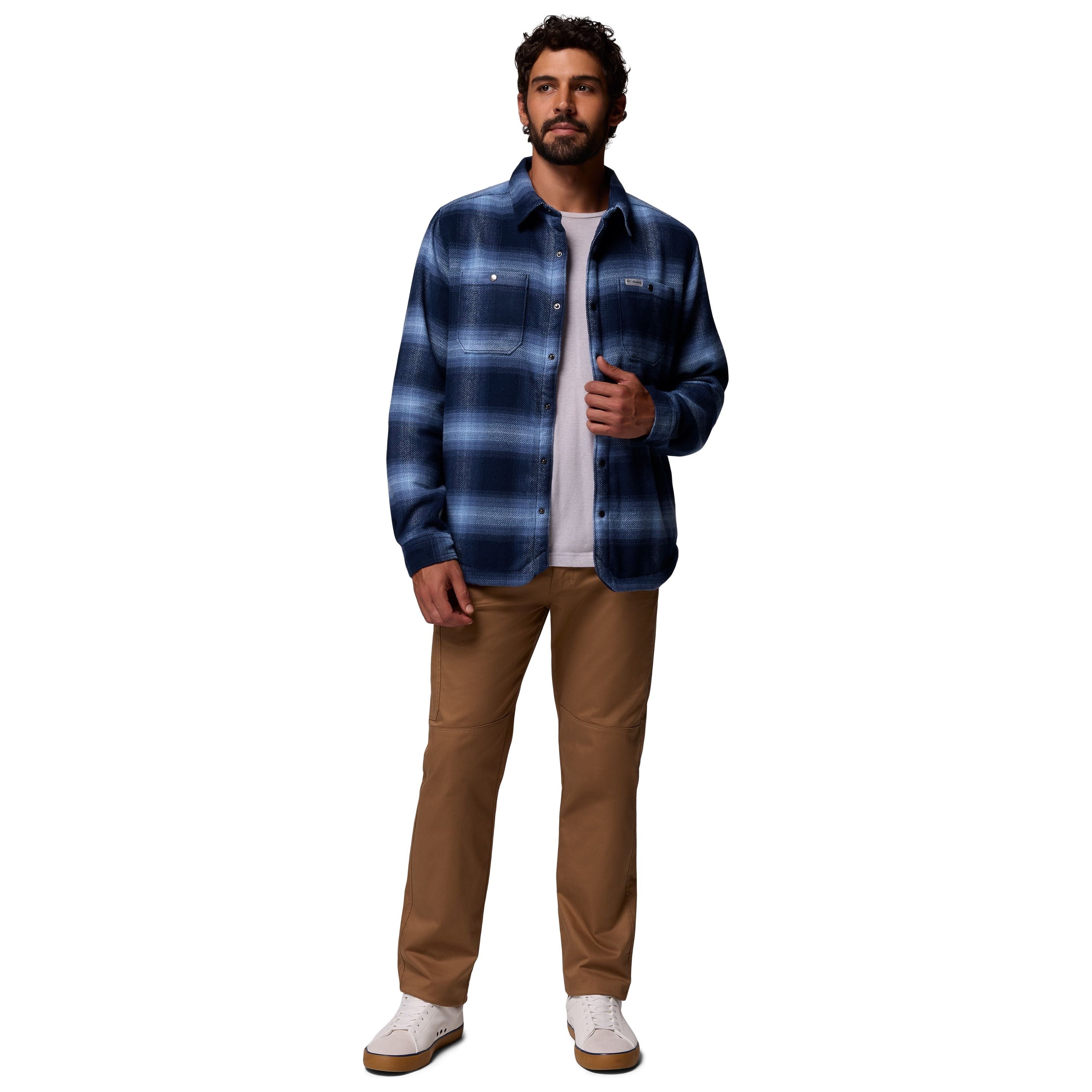 Columbia Men's Windward II Shirt Jacket Collegiate Navy Image 02