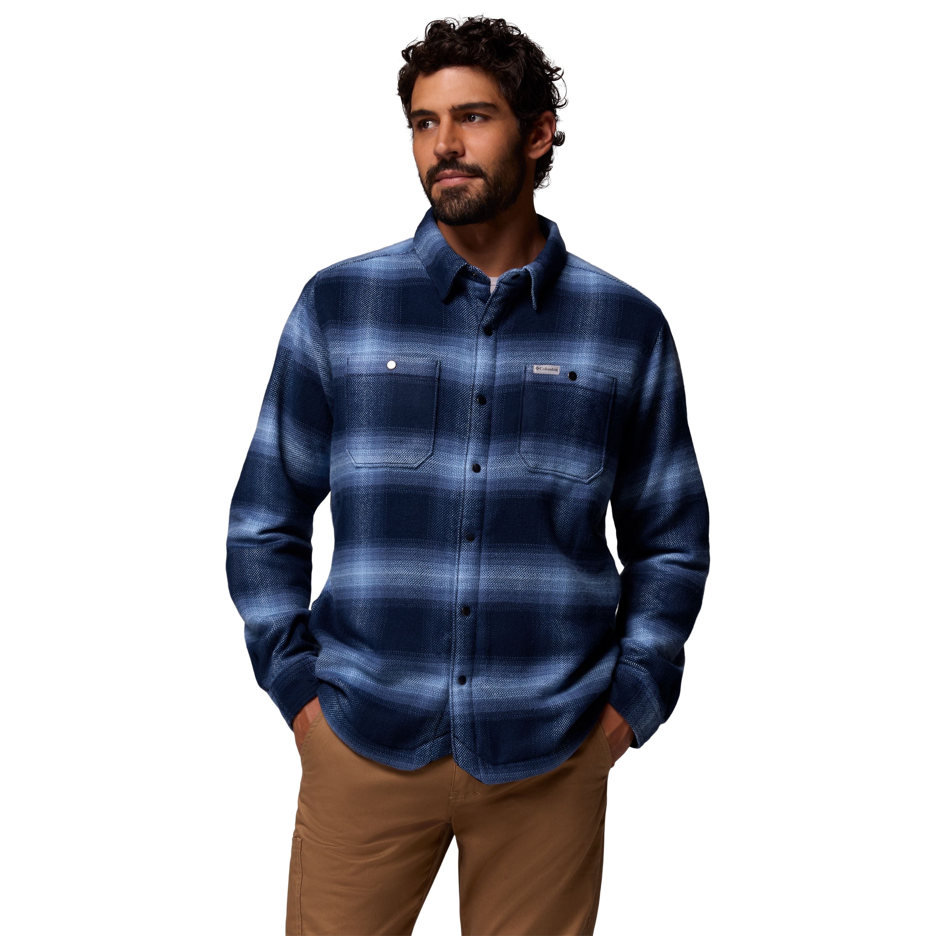 Columbia Men's Windward II Shirt Jacket Collegiate Navy Image 05