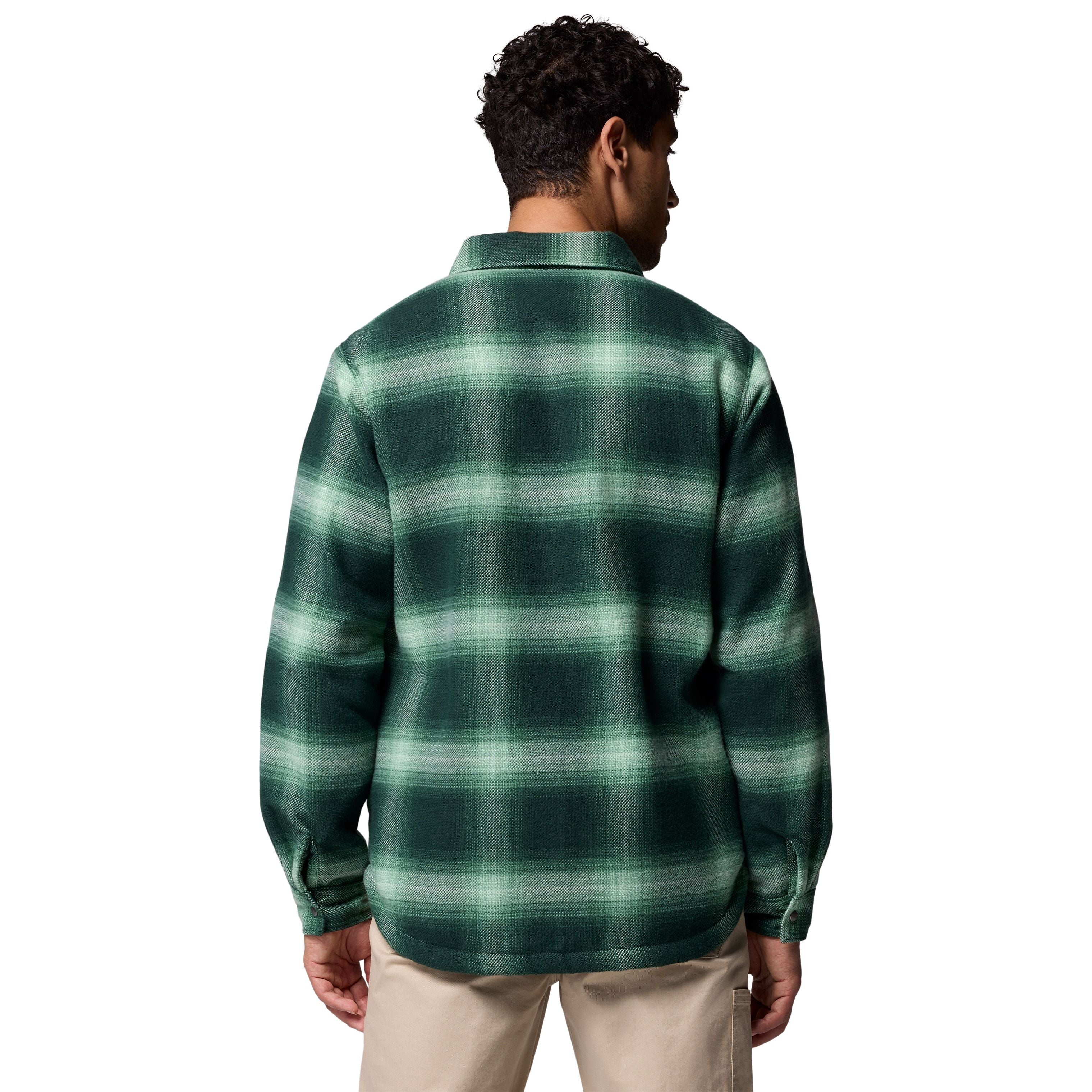 Columbia Men's Windward II Shirt Jacket Rain Forest Blurred Ombre Image 03