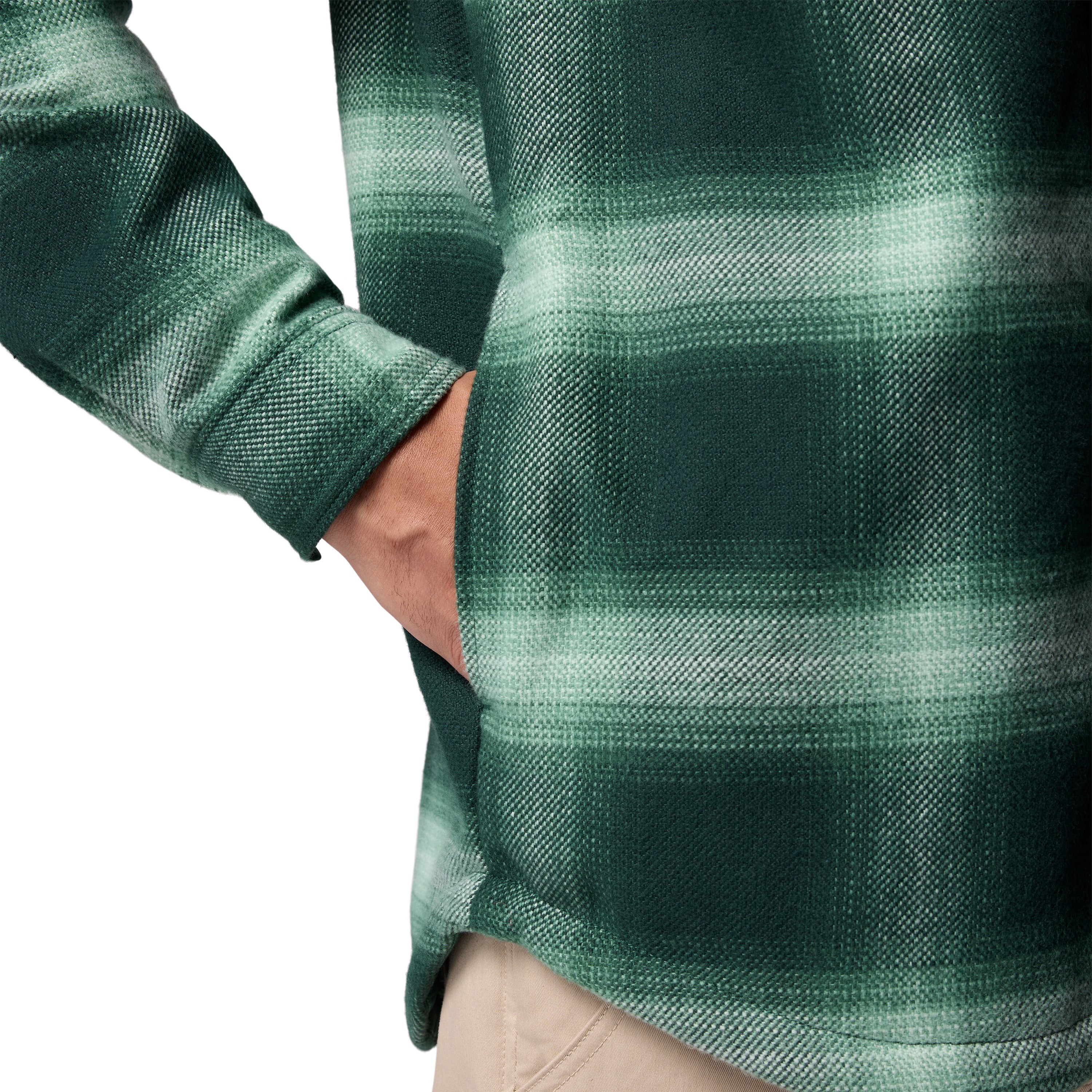 Columbia Men's Windward II Shirt Jacket Rain Forest Blurred Ombre Image 08