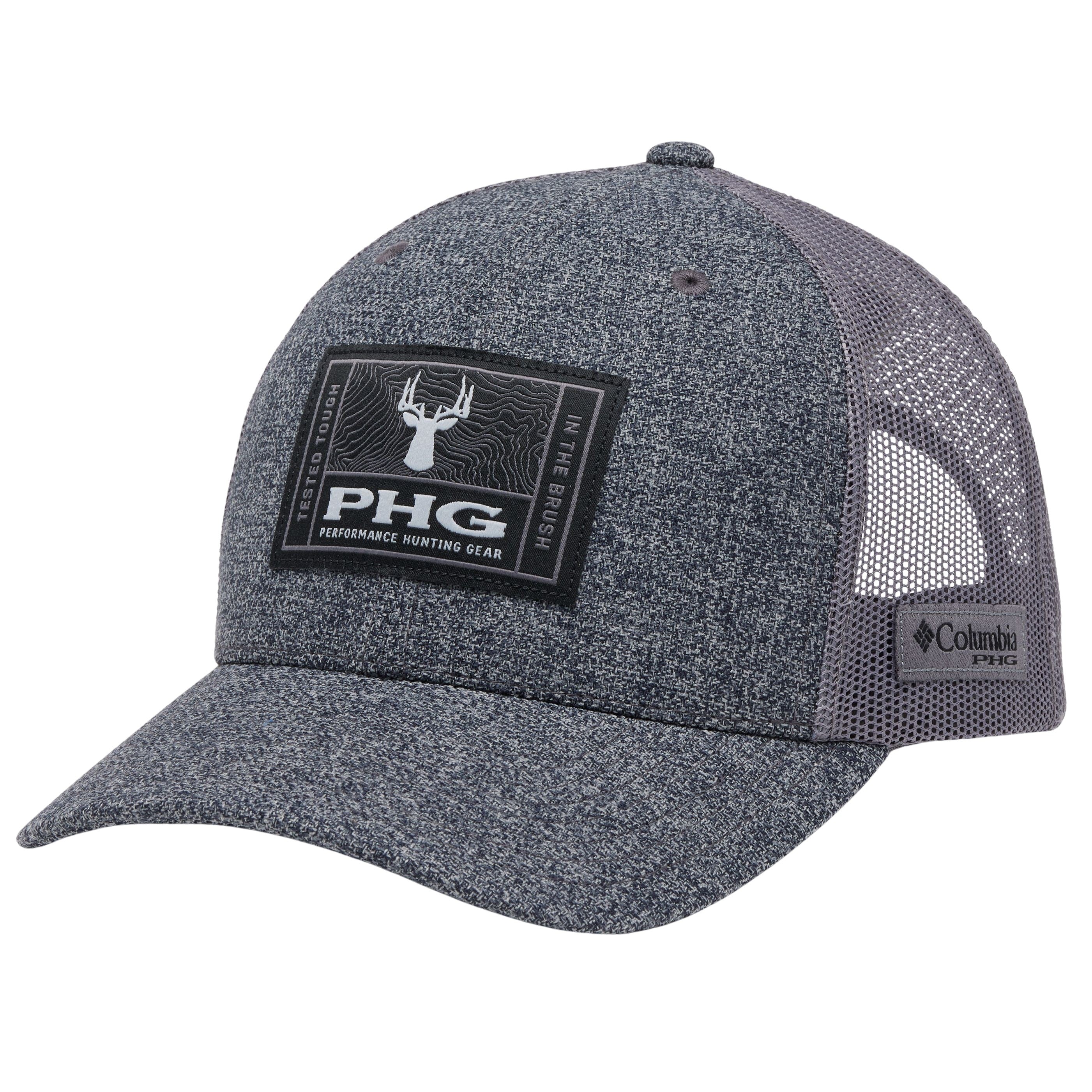 Columbia PHG Patch Mesh Snap Back Grill Heather, City Grey, Game Image 01