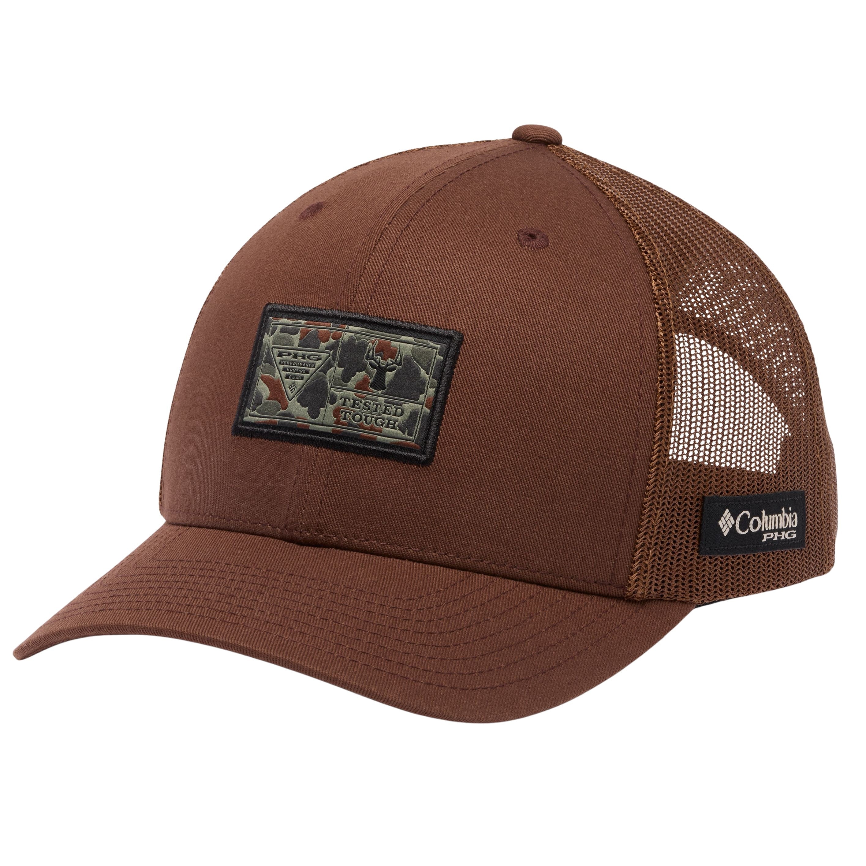 Columbia PHG Patch Mesh Snap Back Tobacco, Tested Tough Game Image 01