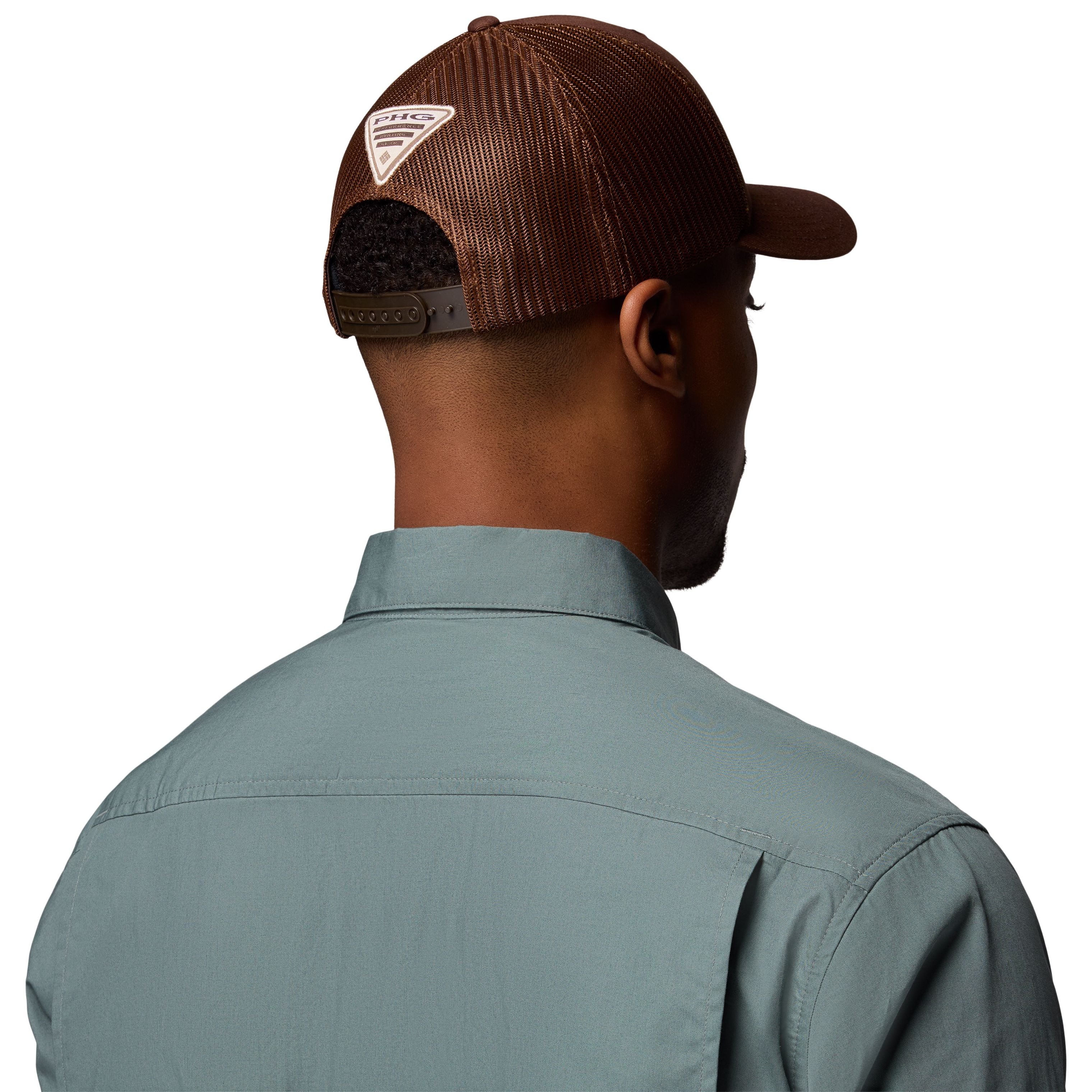 Columbia PHG Patch Mesh Snap Back Tobacco, Tested Tough Game Image 04