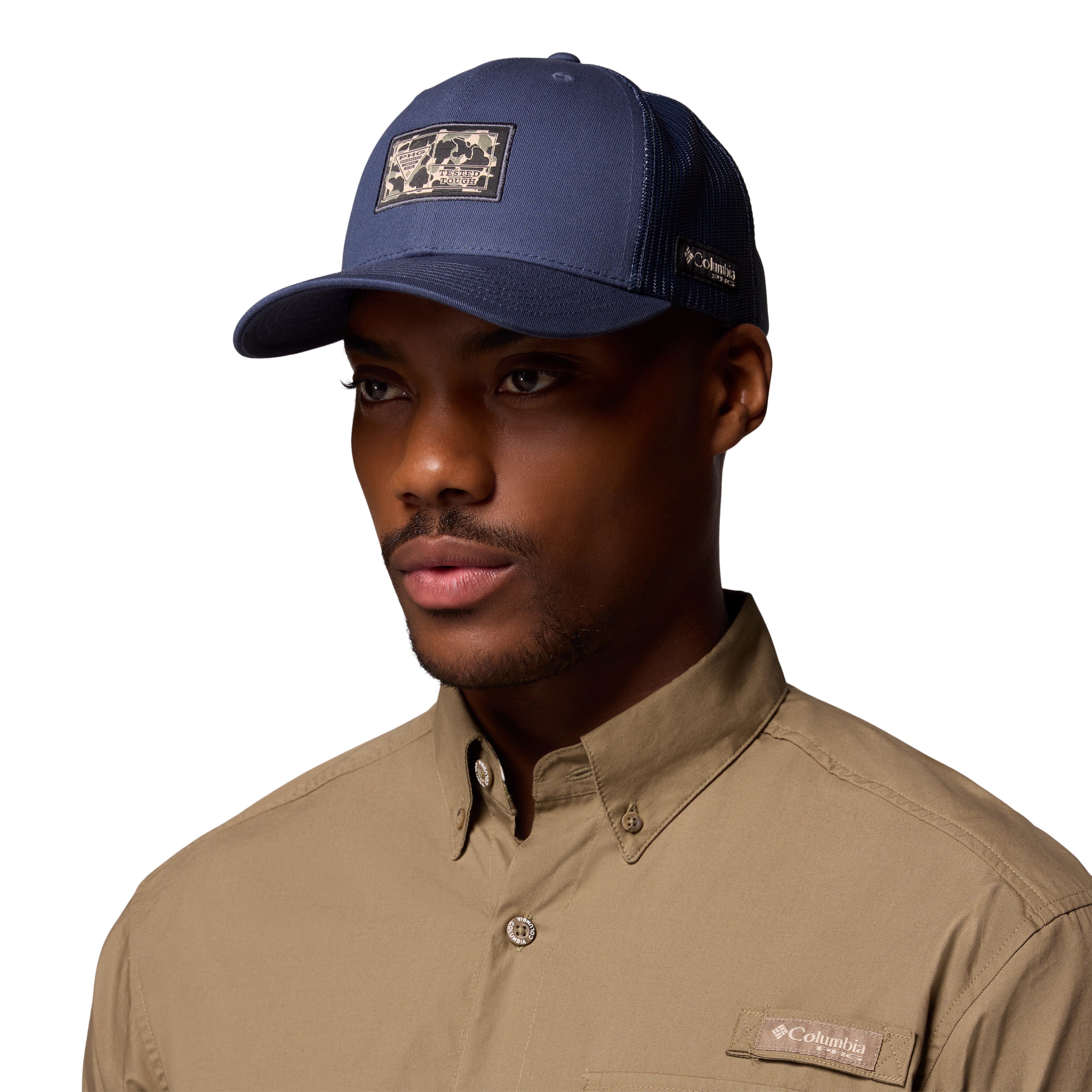 Columbia PHG Patch Mesh Snap Back Zinc, Tested Tough Duck Image 03