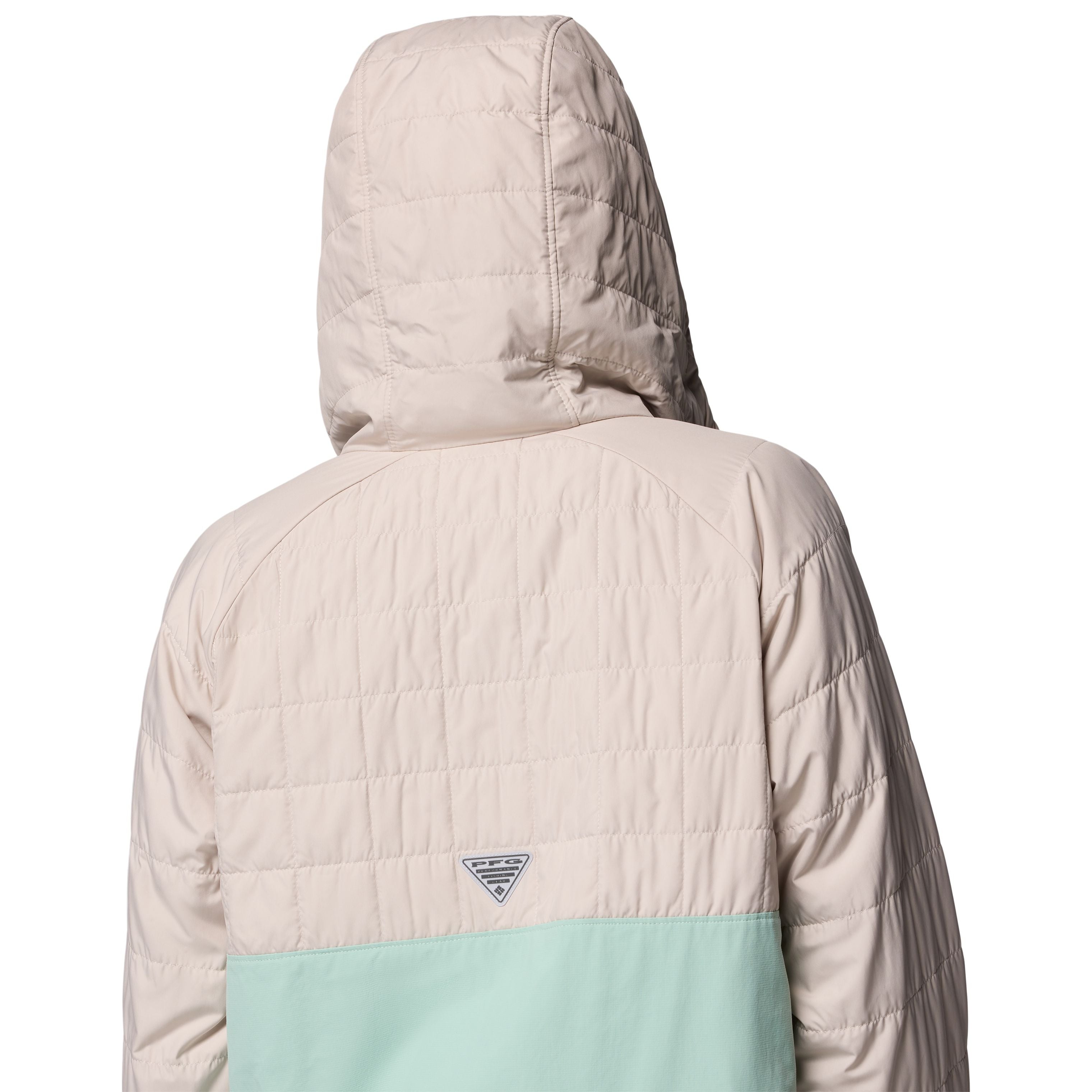 Columbia Women's PFG Uncharted II Insulated Anorak Dark Stone, Misty Jade Image 08