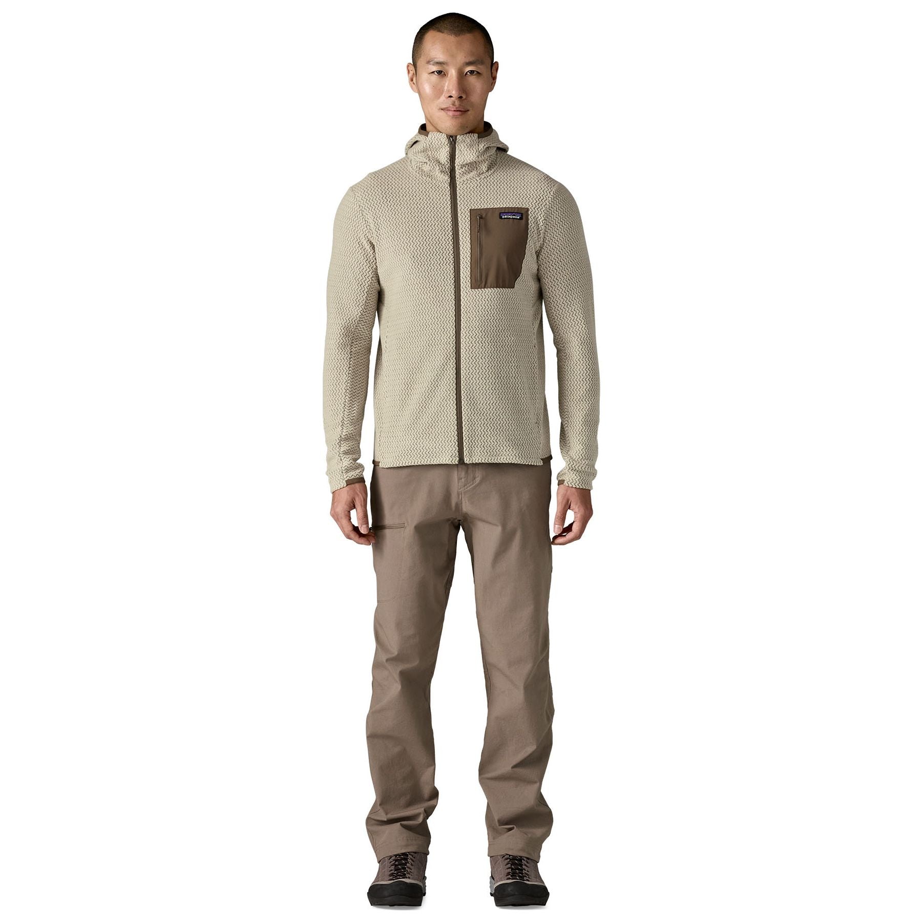 Patagonia Men's R1 Air Full-Zip Hoody Pelican Image 02