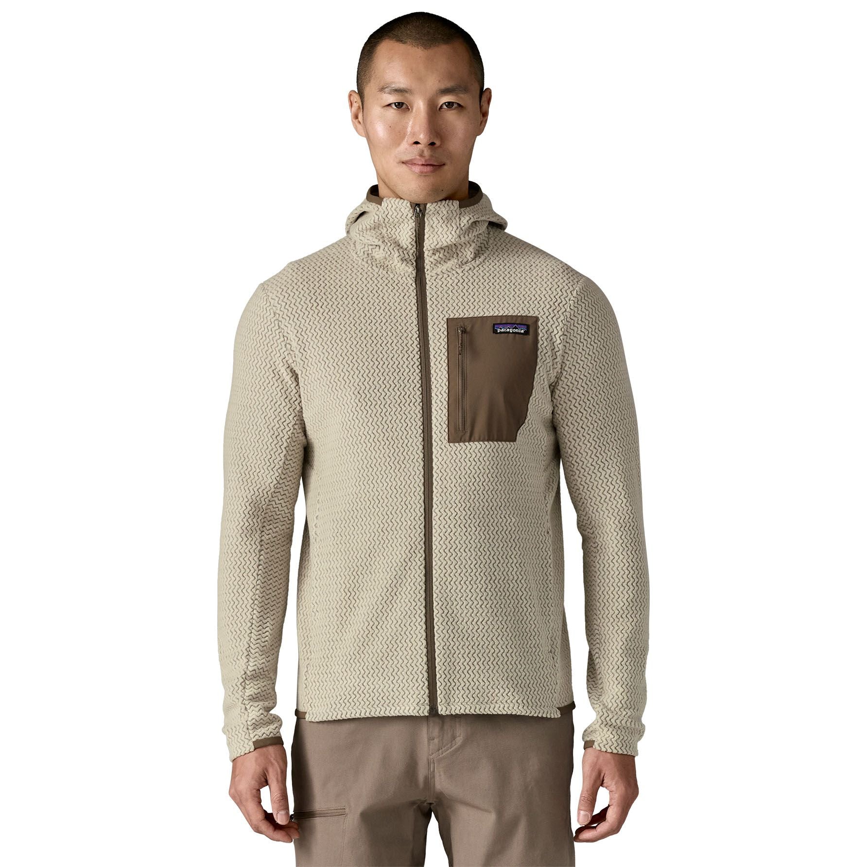 Patagonia Men's R1 Air Full-Zip Hoody Pelican Image 03