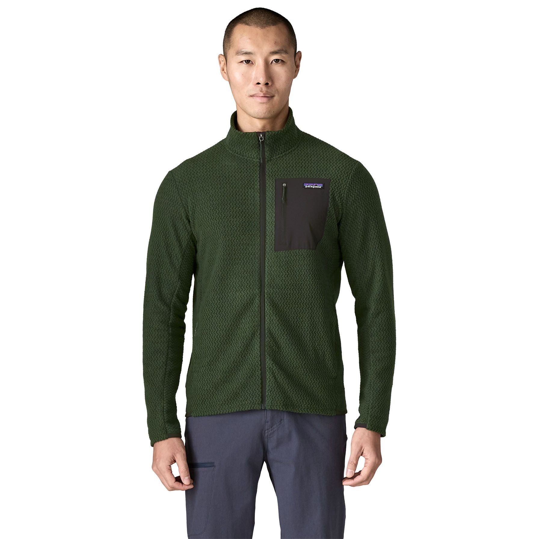 Patagonia Men's R1 Air Jacket Treeline Green Image 02