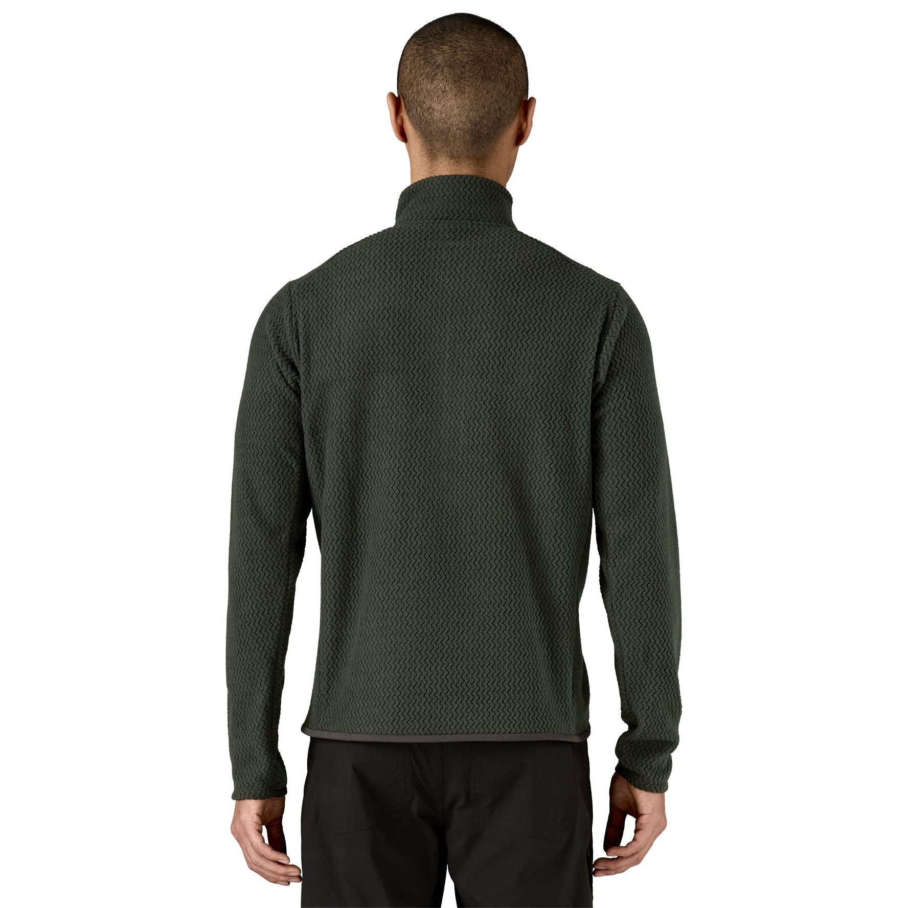 Patagonia Men's R1 Air Zip Neck Old Growth Green Image 05