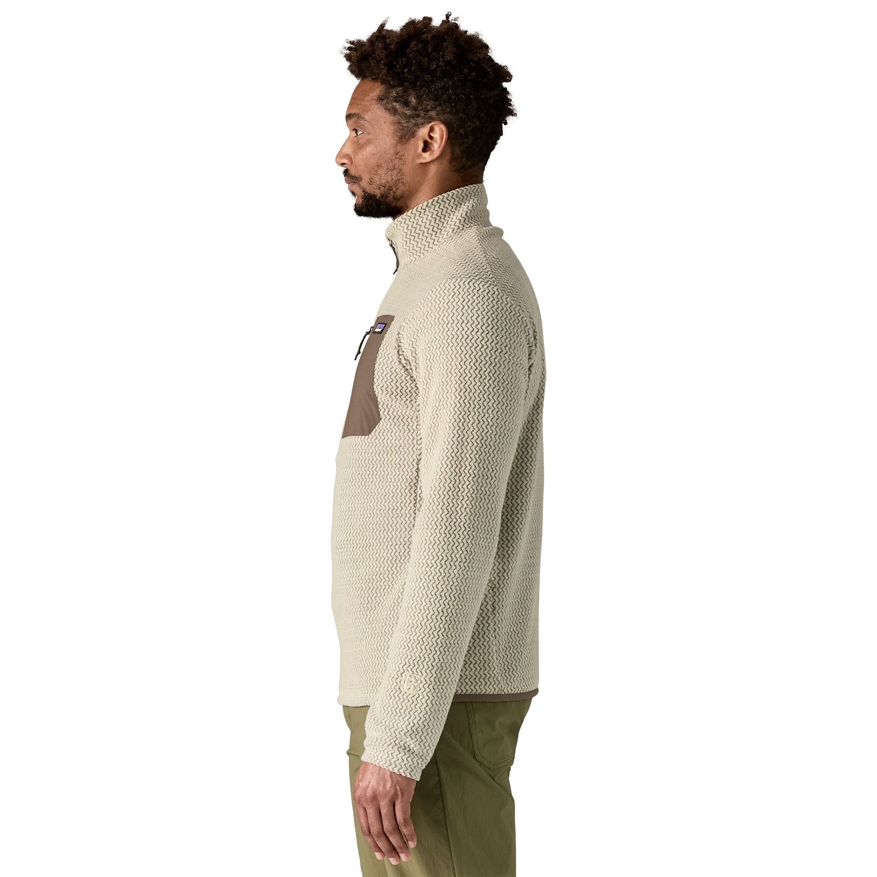 Patagonia Men's R1 Air Zip Neck Pelican Image 04