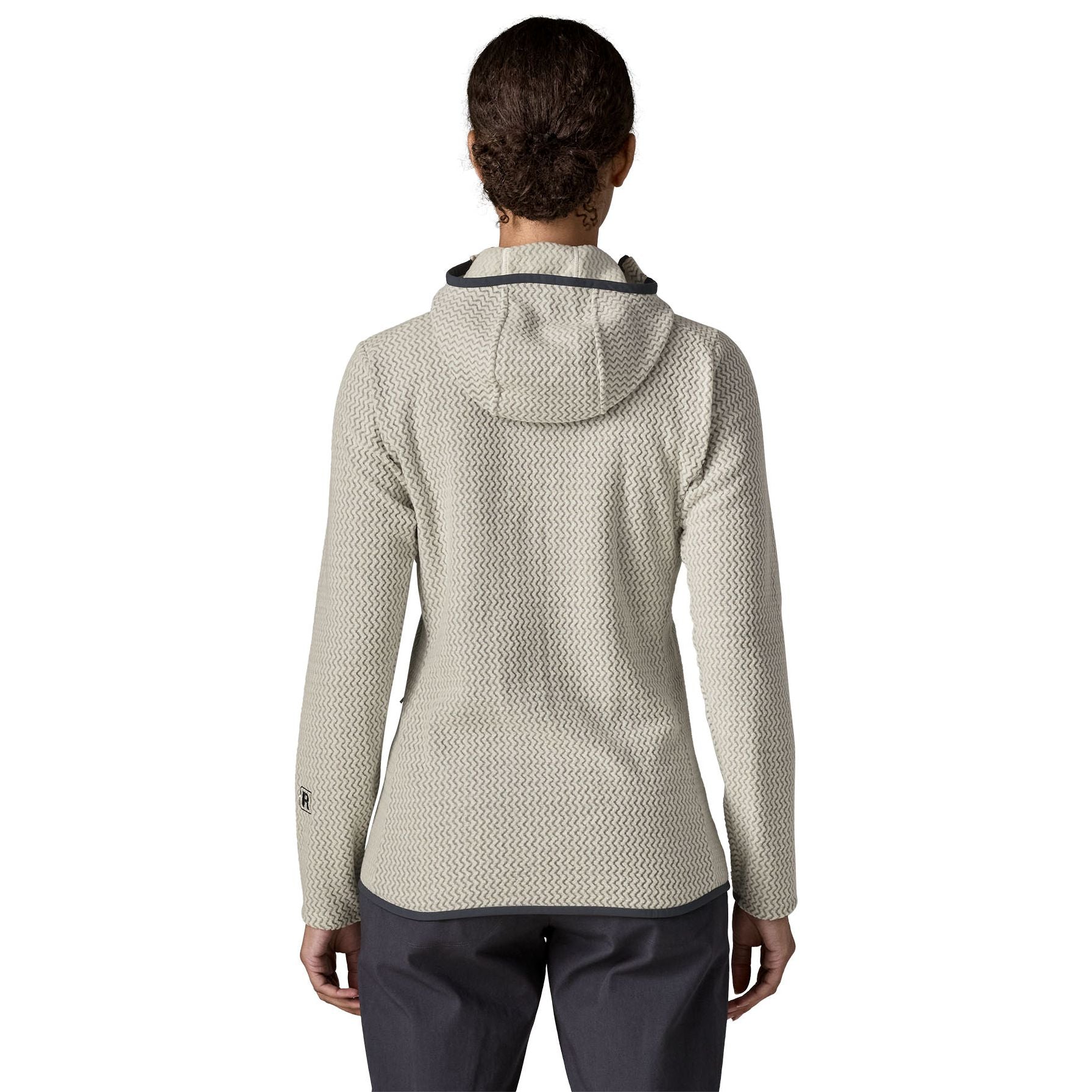 Patagonia Women's R1 Air Full-Zip Hoody Birch White Image 03