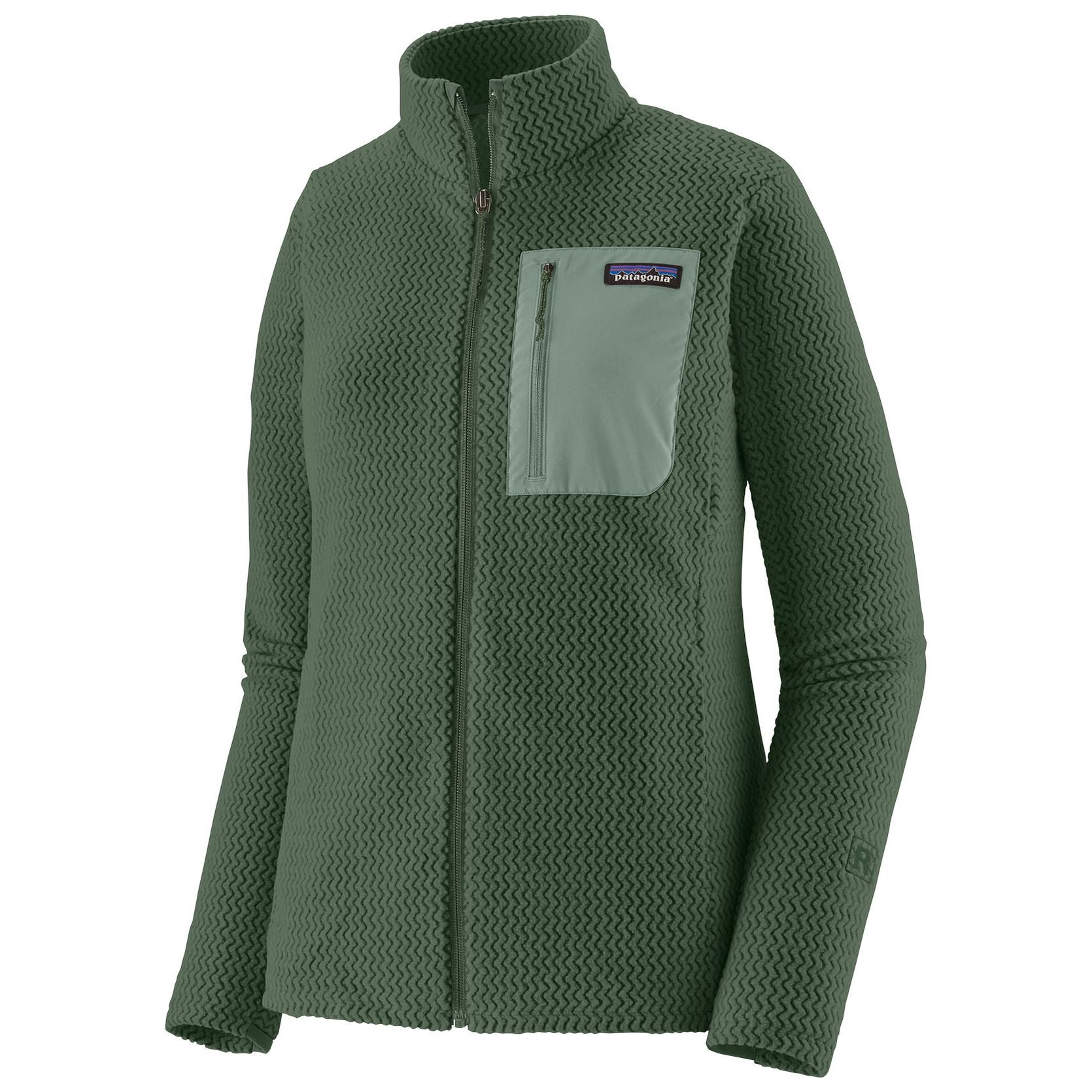 Patagonia Women's R1 Air Jacket Canopy Green Image 01