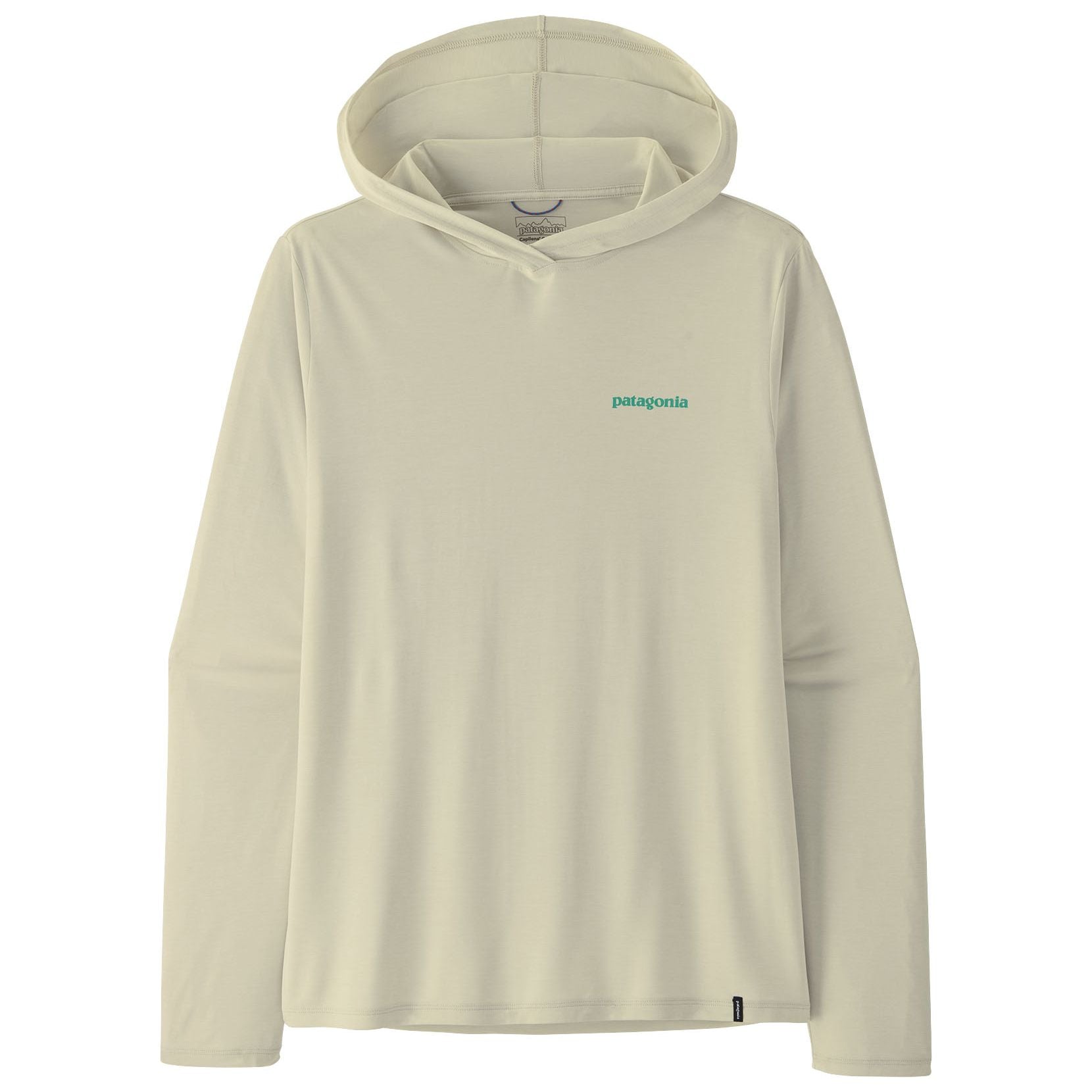 Patagonia Men's Capilene Cool Daily Hoody - Casting Logo Dyno White