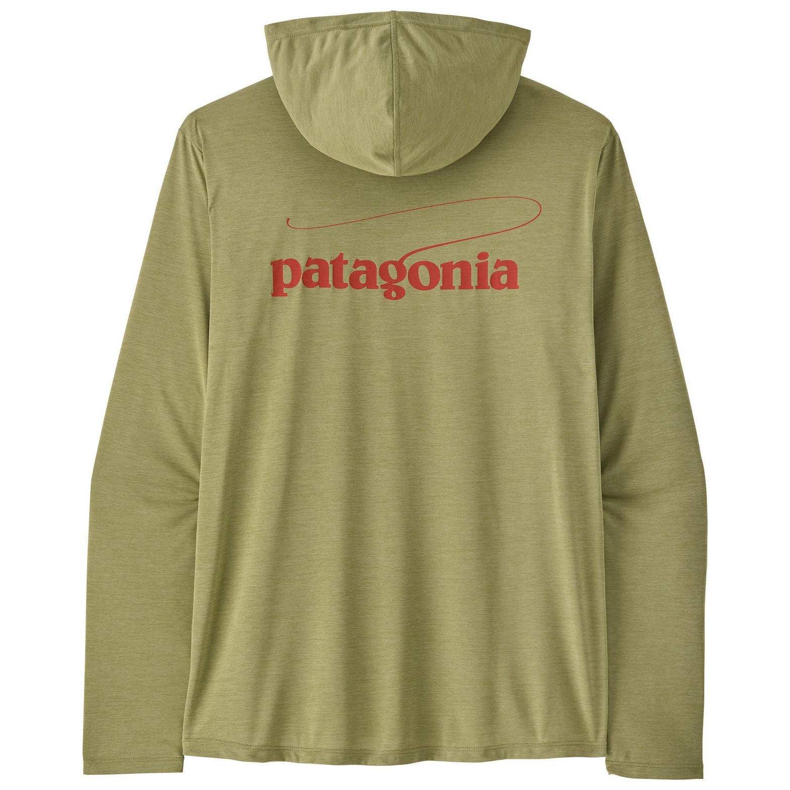 Patagonia Men's Capilene Cool Daily Hoody - Casting Logo Gumtree Green - Light Gumtree Green X-Dye