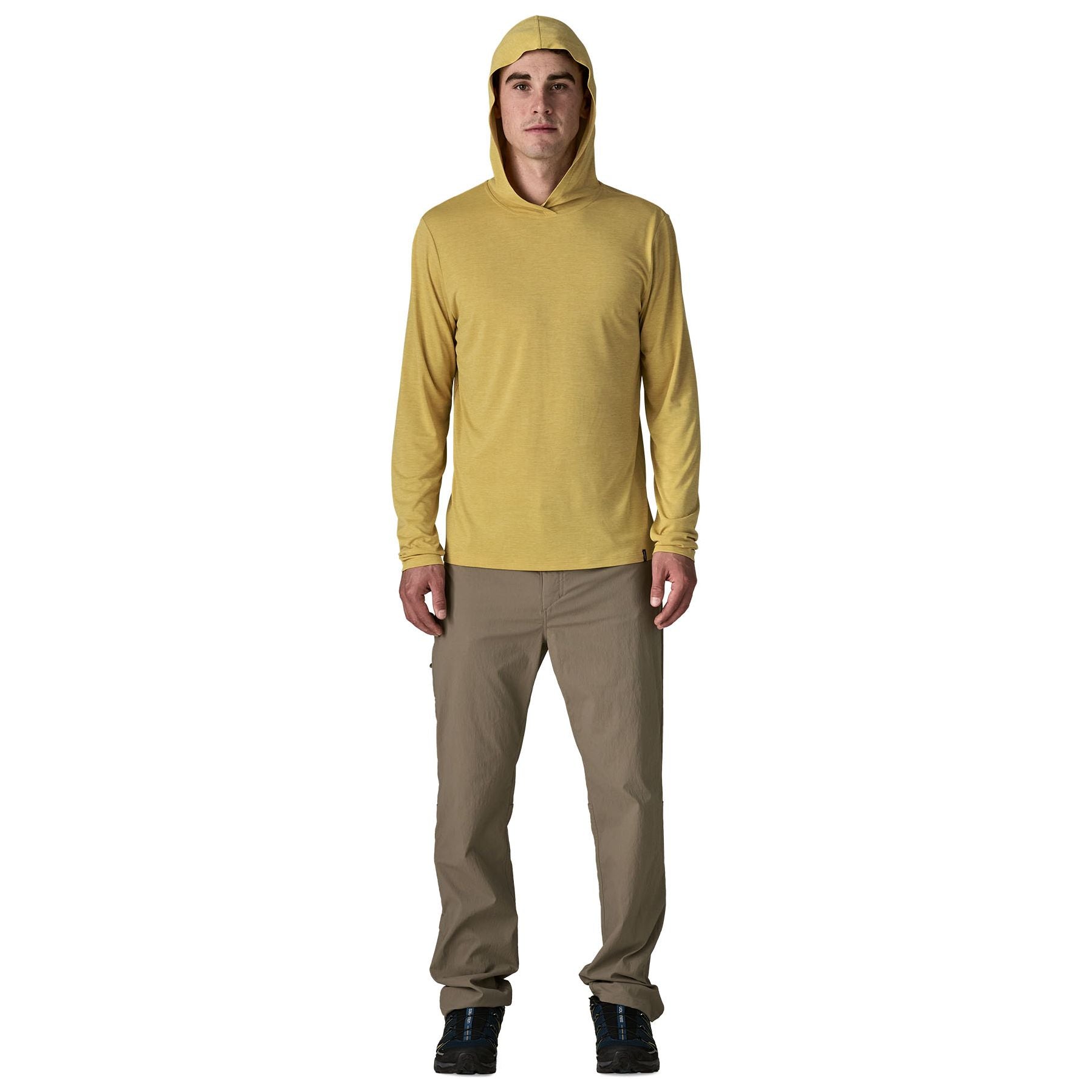 Patagonia Men's Capilene Cool Daily Hoody Limestone Yellow - Light Limestone Yellow X-Dye