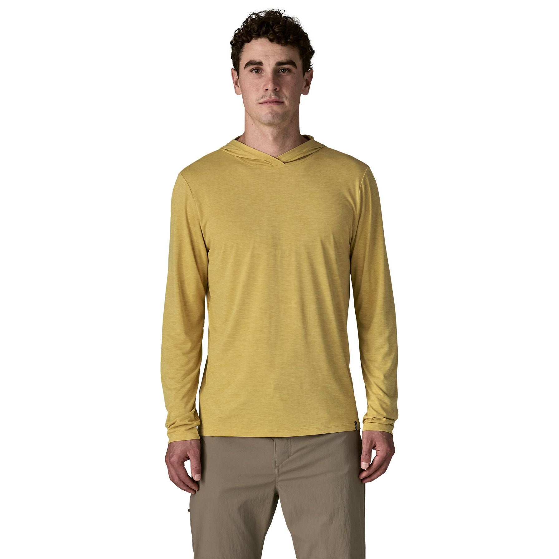 Patagonia Men's Capilene Cool Daily Hoody Limestone Yellow - Light Limestone Yellow X-Dye
