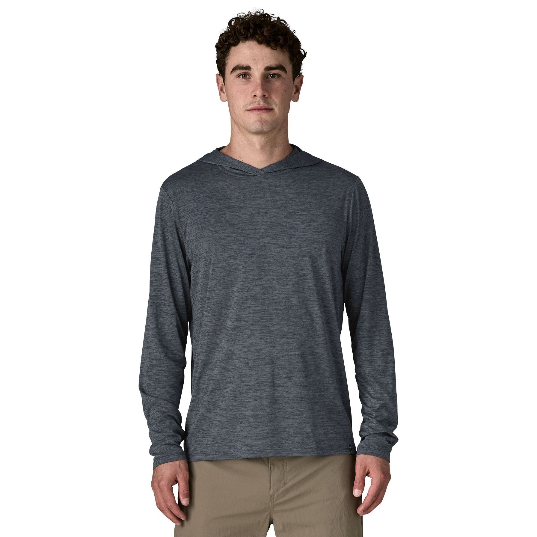 Patagonia Men's Capilene Cool Daily Hoody Smolder Blue - Light Smolder Blue X-Dye