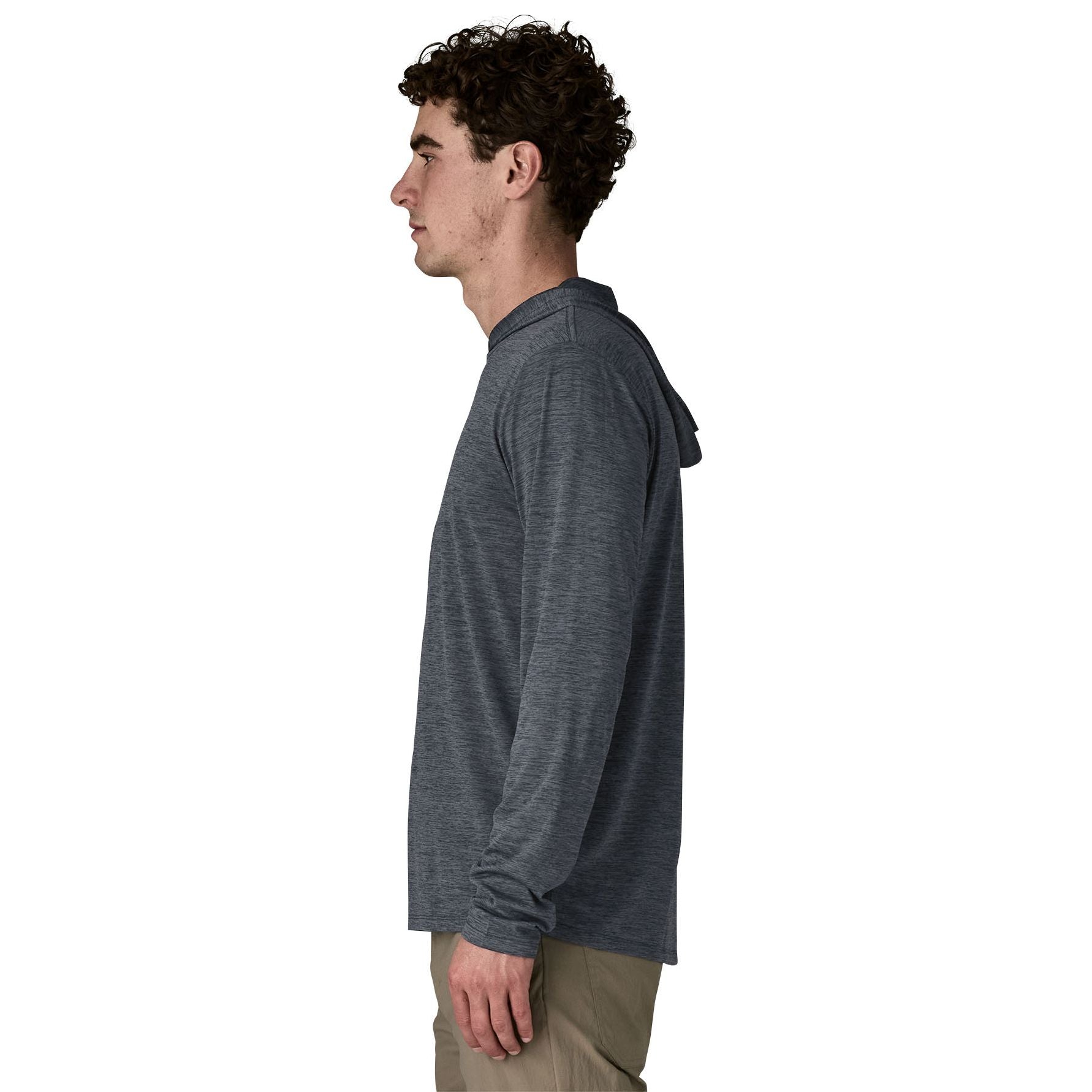 Patagonia Men's Capilene Cool Daily Hoody Smolder Blue - Light Smolder Blue X-Dye