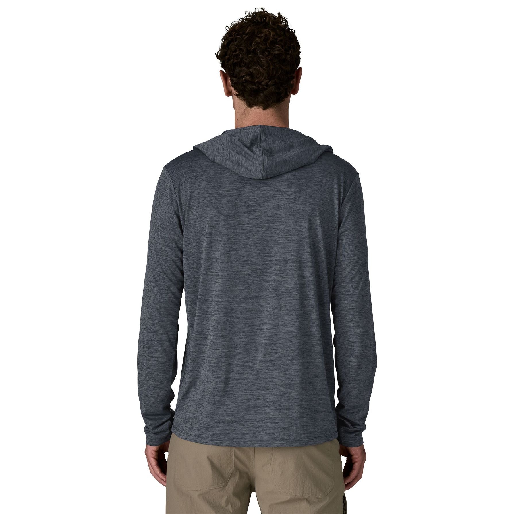 Patagonia Men's Capilene Cool Daily Hoody Smolder Blue - Light Smolder Blue X-Dye