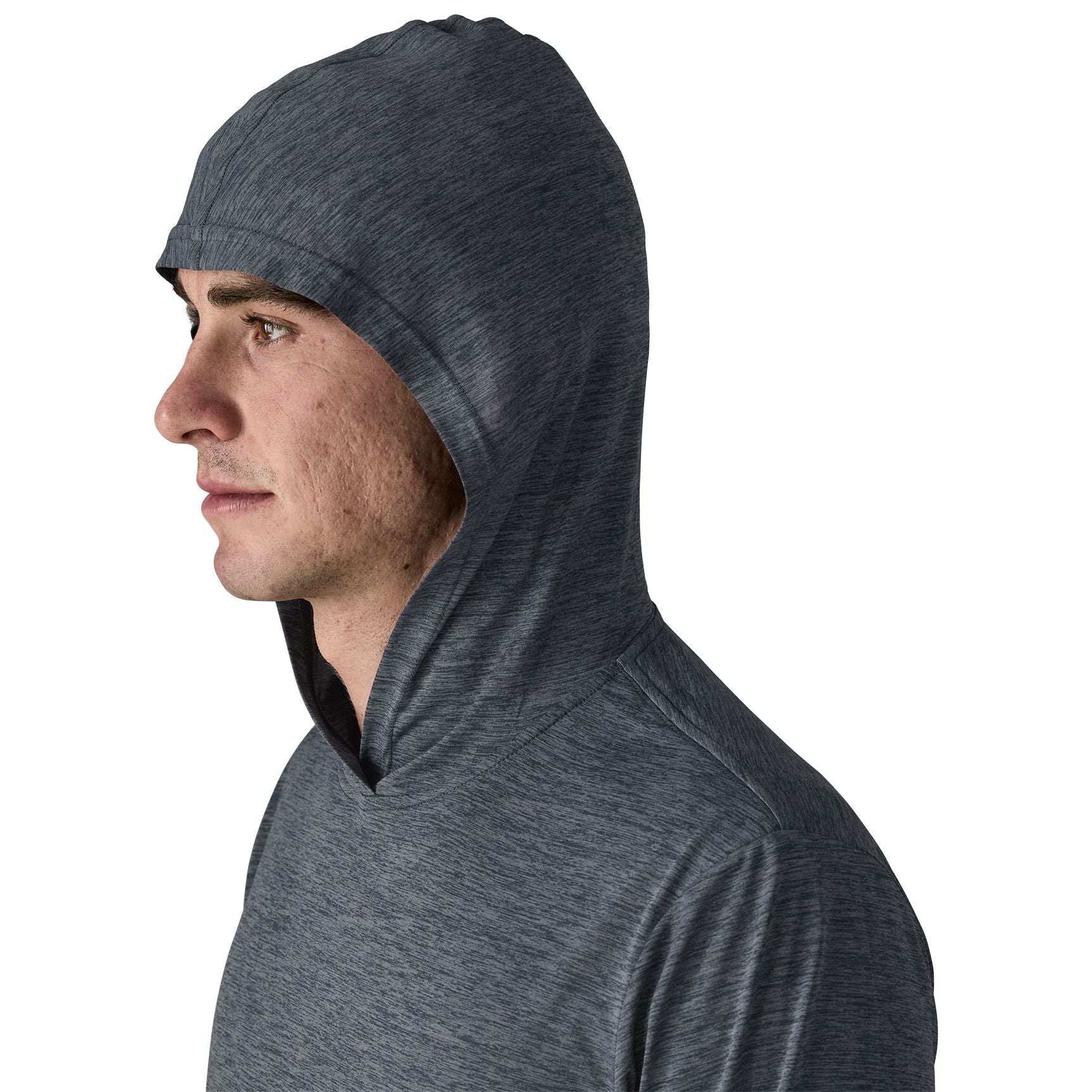 Patagonia Men's Capilene Cool Daily Hoody Smolder Blue - Light Smolder Blue X-Dye