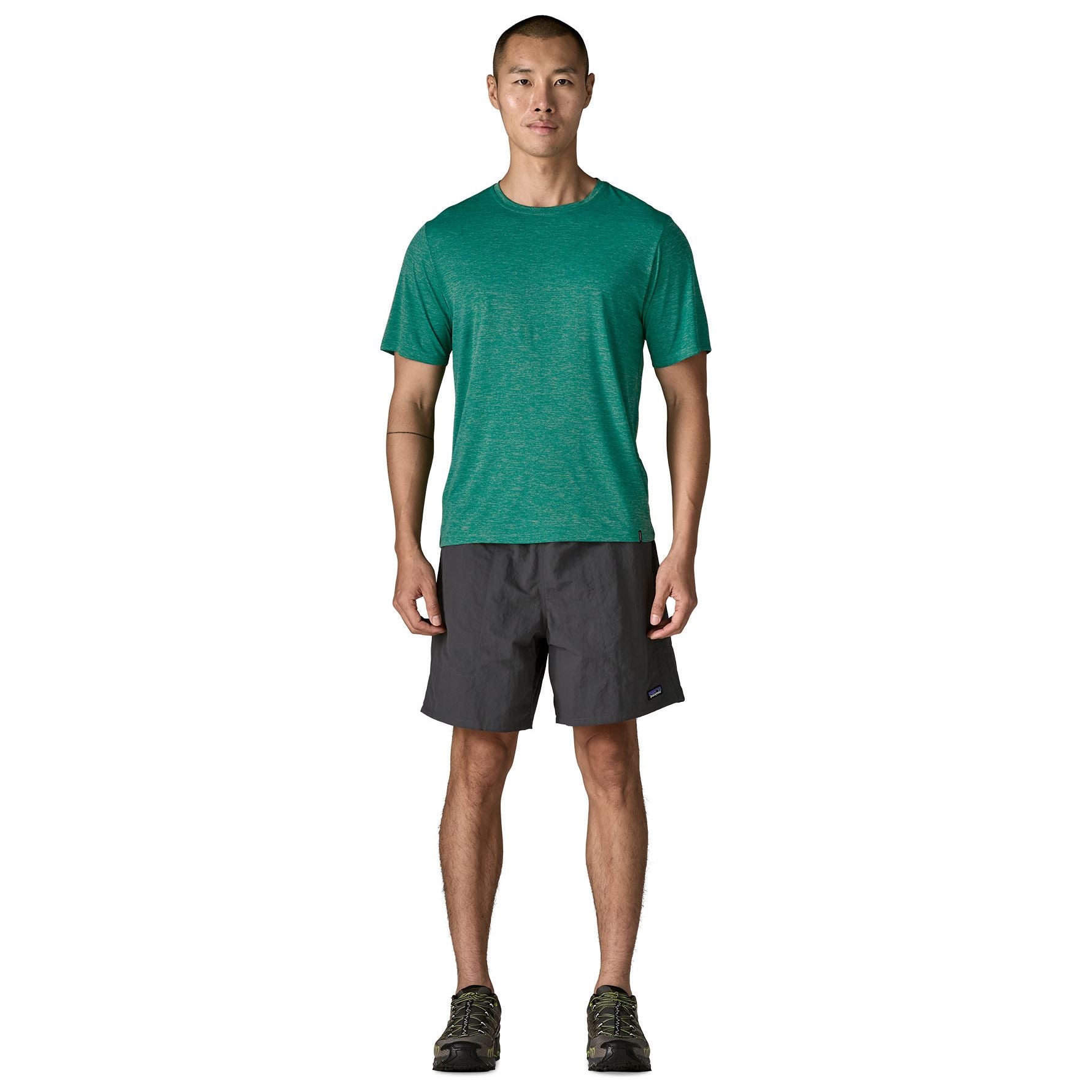 Patagonia Men's Capilene Cool Daily Shirt Gem Green - Light Gem Green X-Dye