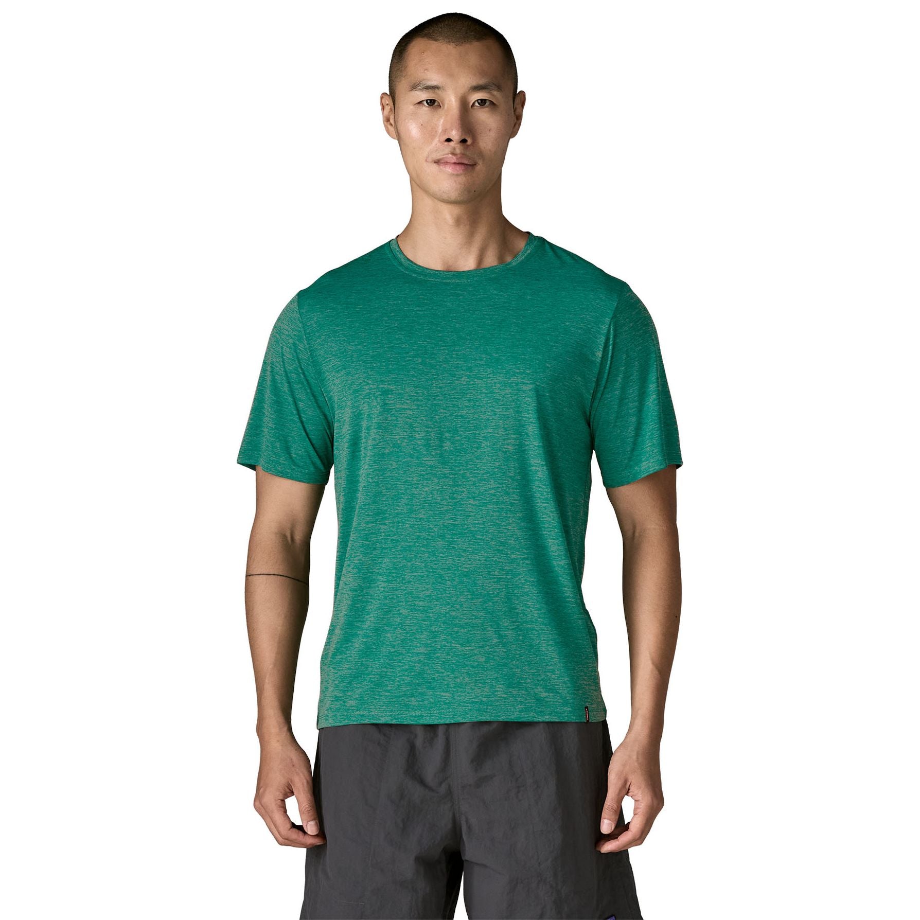 Patagonia Men's Capilene Cool Daily Shirt Gem Green - Light Gem Green X-Dye