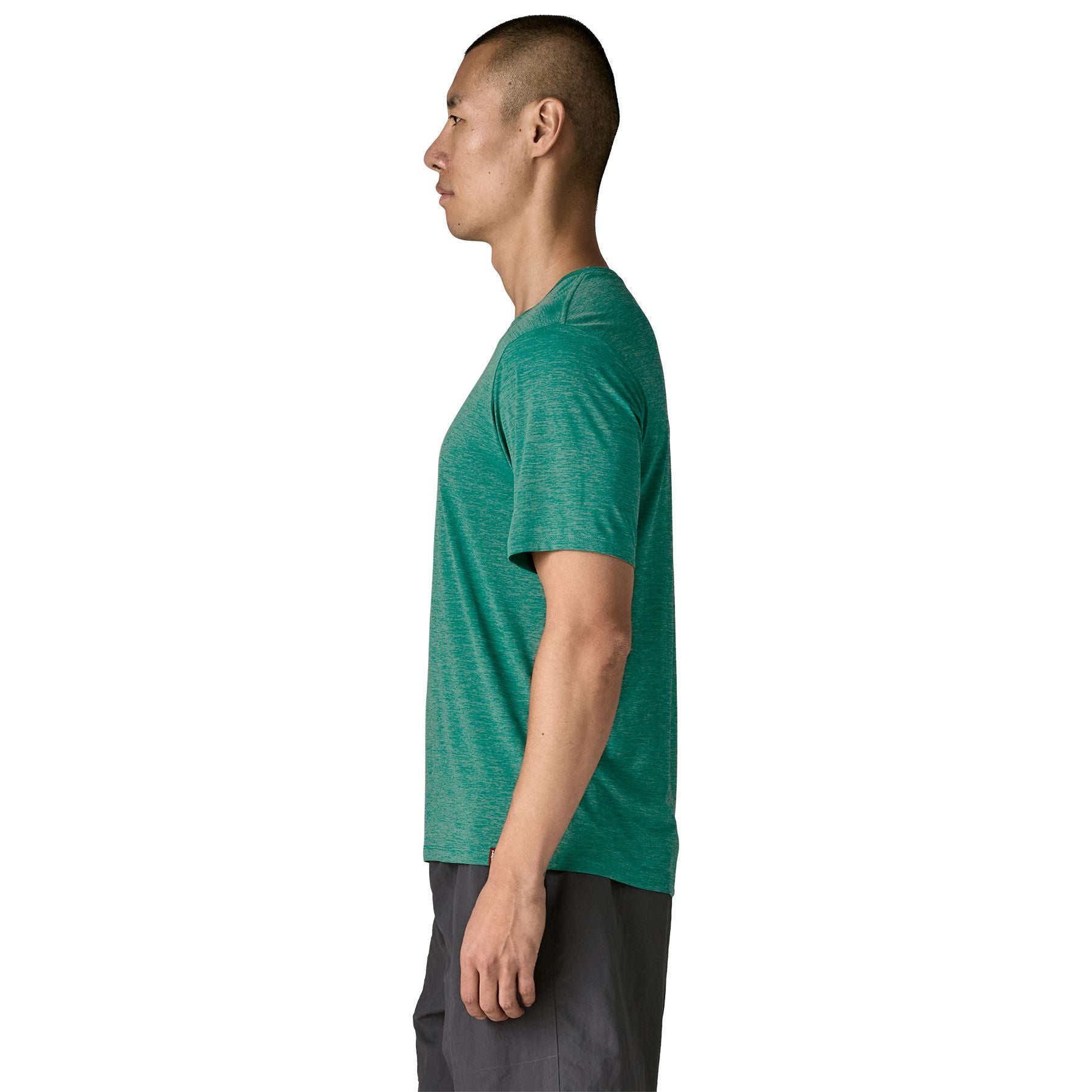 Patagonia Men's Capilene Cool Daily Shirt Gem Green - Light Gem Green X-Dye