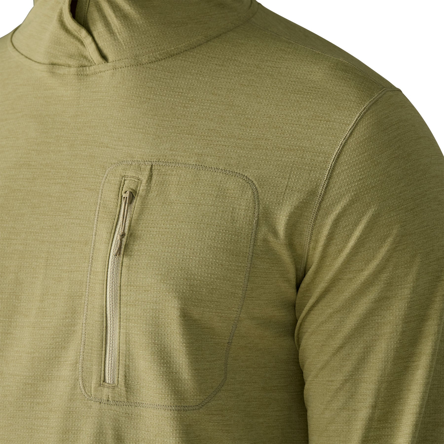 Patagonia Men's Capilene Cool Sun Hoody Gumtree Green - Light Gumtree Green X-Dye