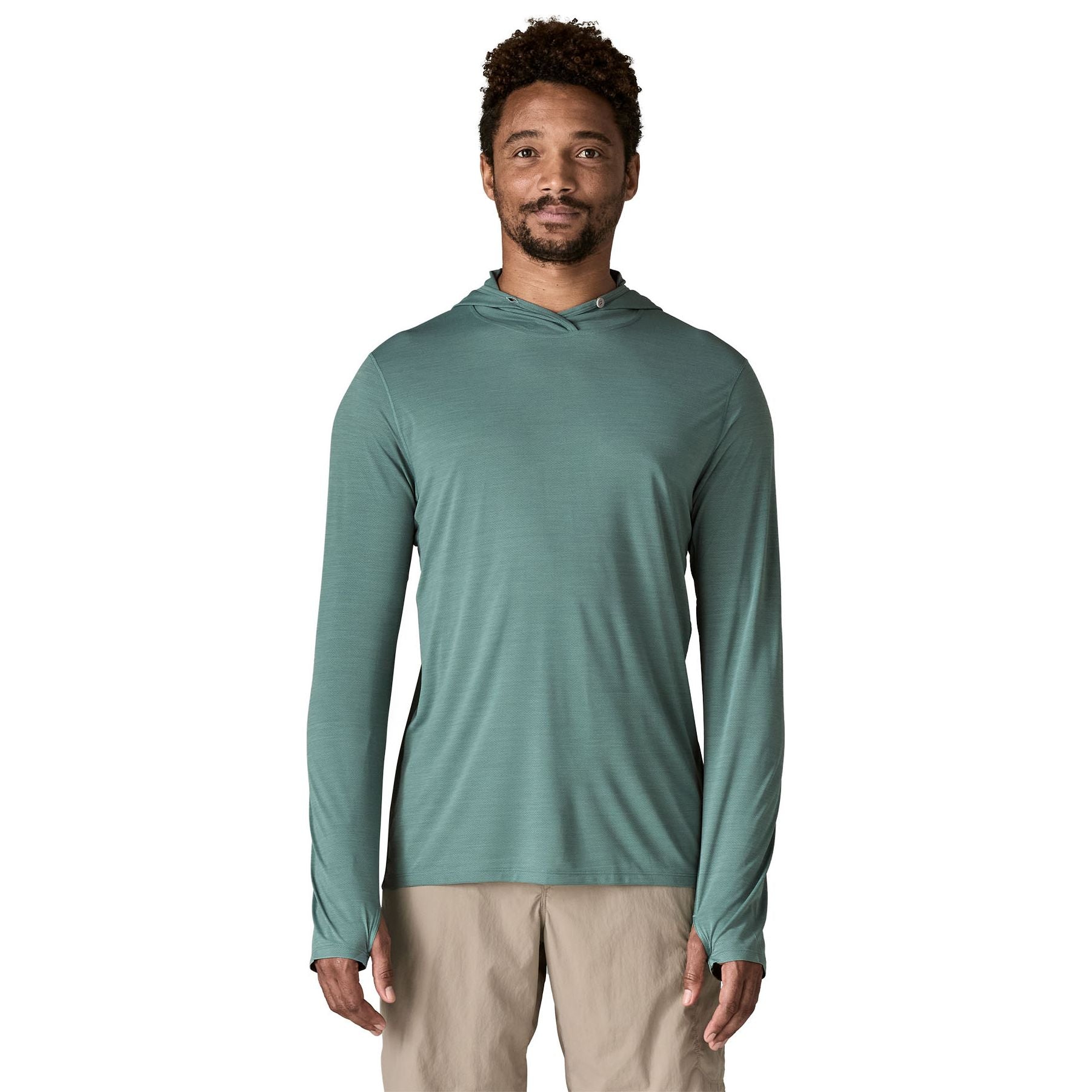 Patagonia Men's Capilene Cool Ultra Hoody Blue Sage - Light Blue Sage X-Dye