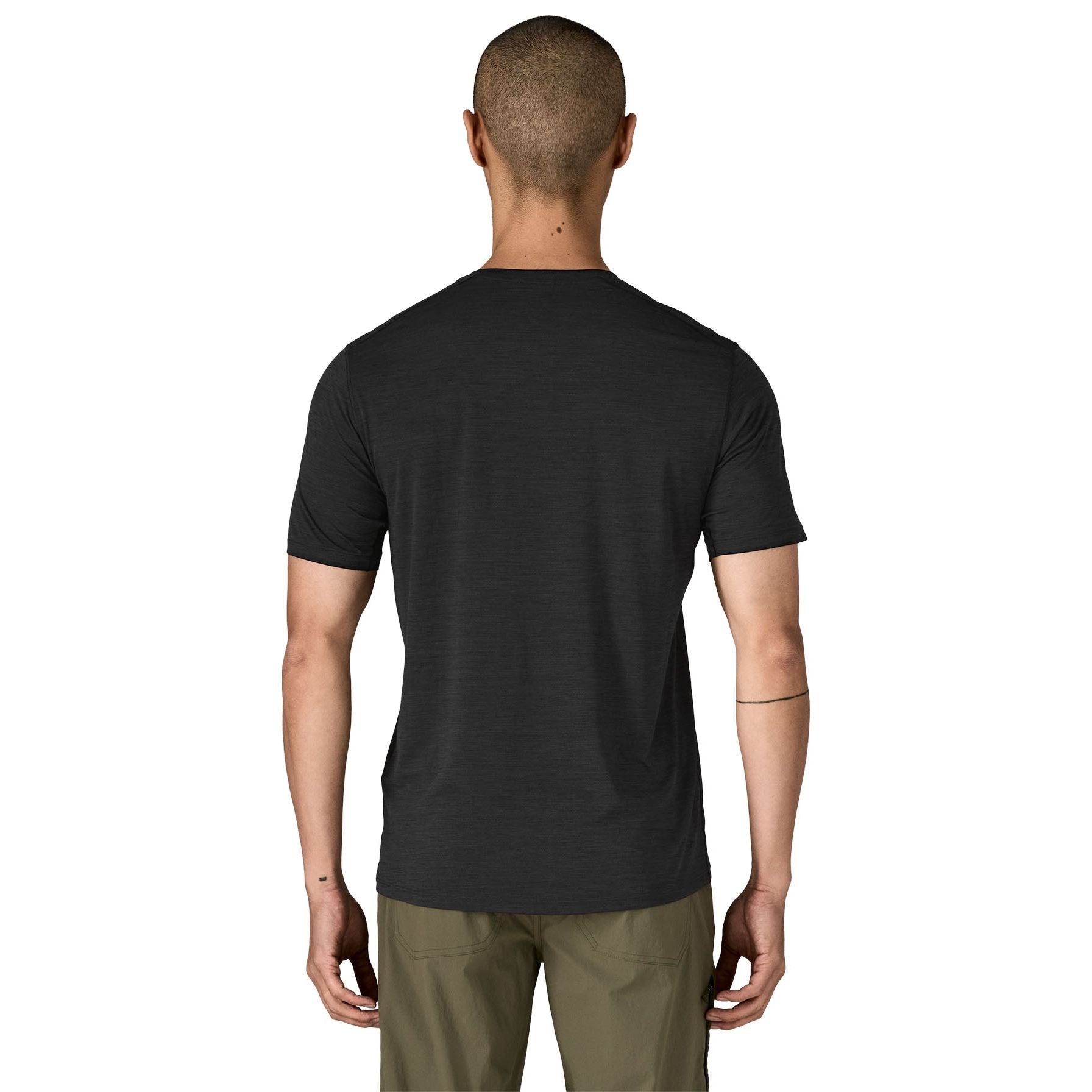 Patagonia Men's Capilene Cool Ultra Shirt Black - Forge Grey X-Dye