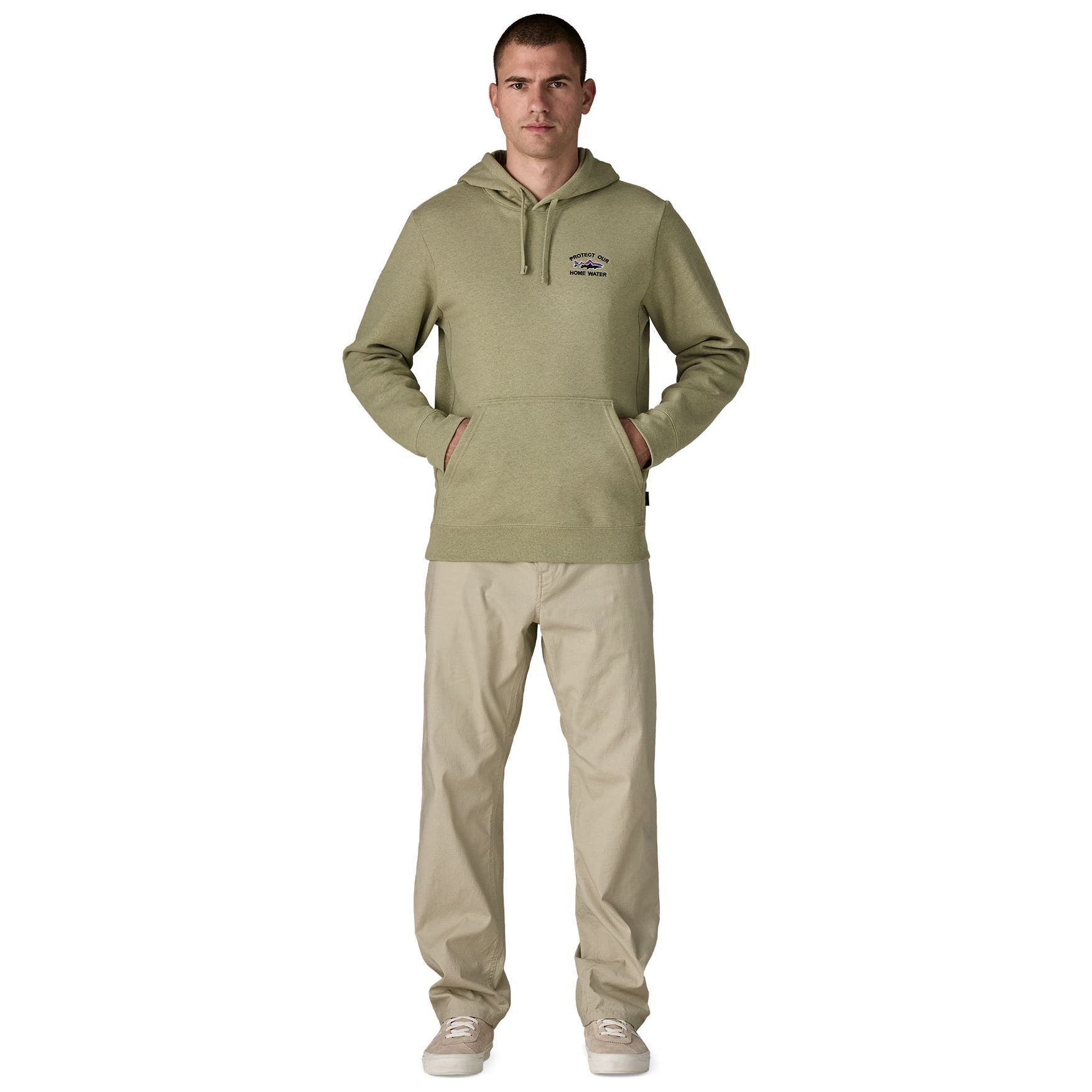 Patagonia Men's Home Water Trout Uprisal Hoody Gumtree Green