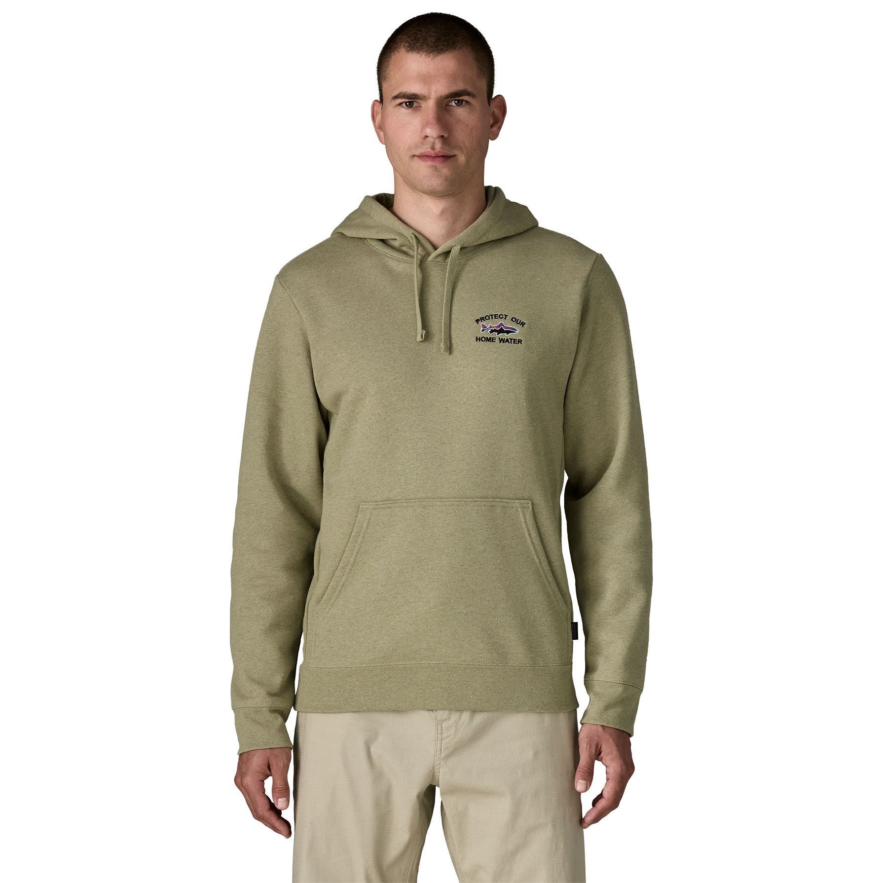 Patagonia Men's Home Water Trout Uprisal Hoody Gumtree Green