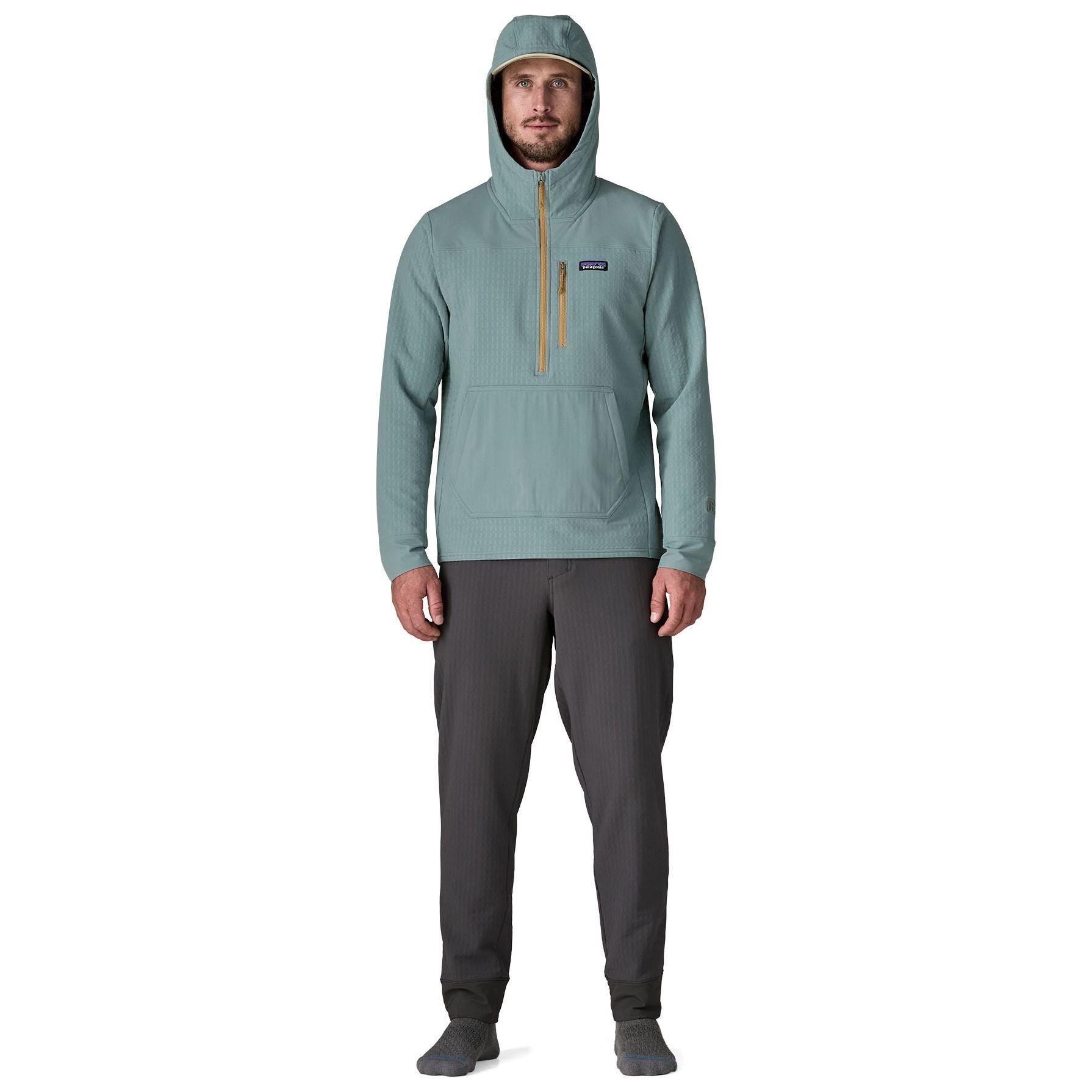 Patagonia Men's R2 TechFace Pullover Blue Sage