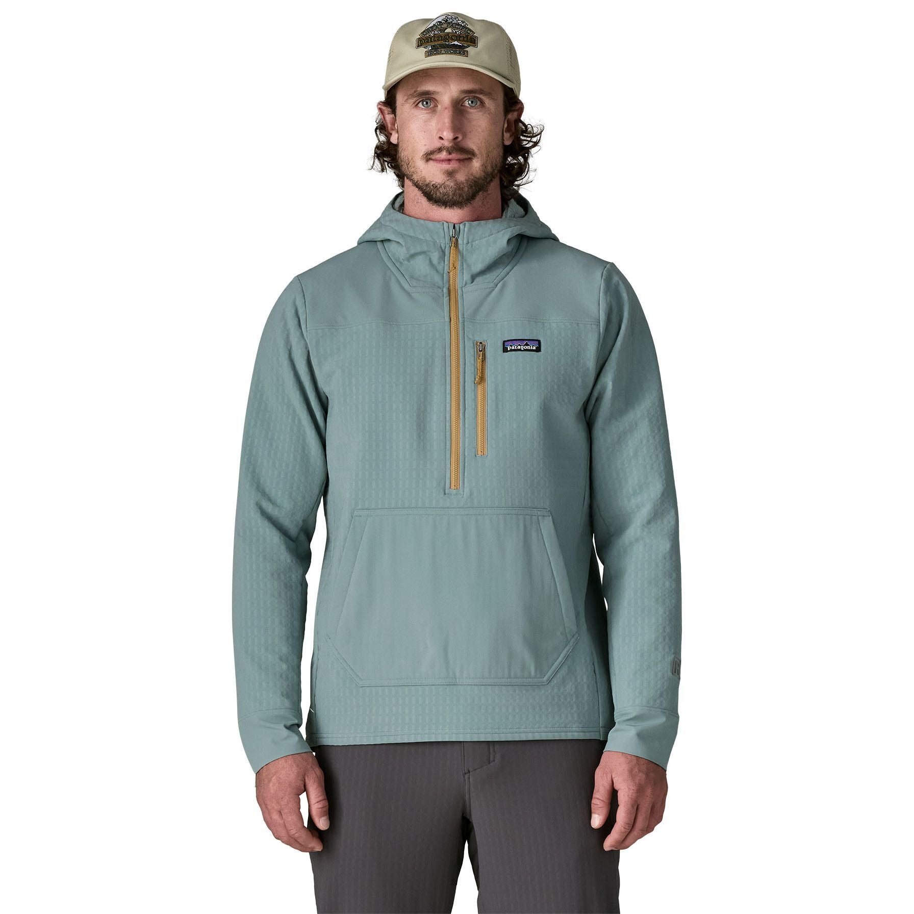 Patagonia Men's R2 TechFace Pullover Blue Sage