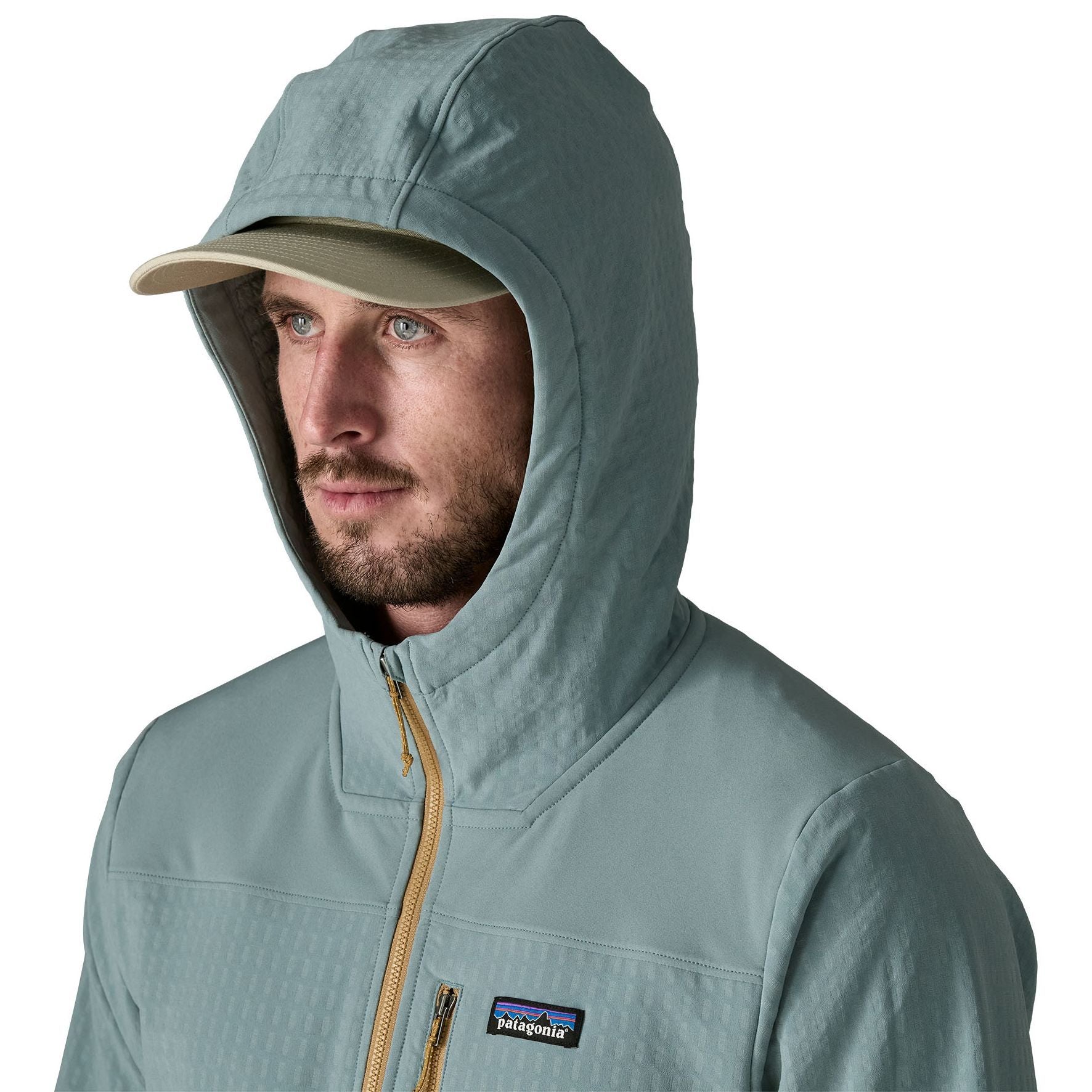 Patagonia Men's R2 TechFace Pullover Blue Sage
