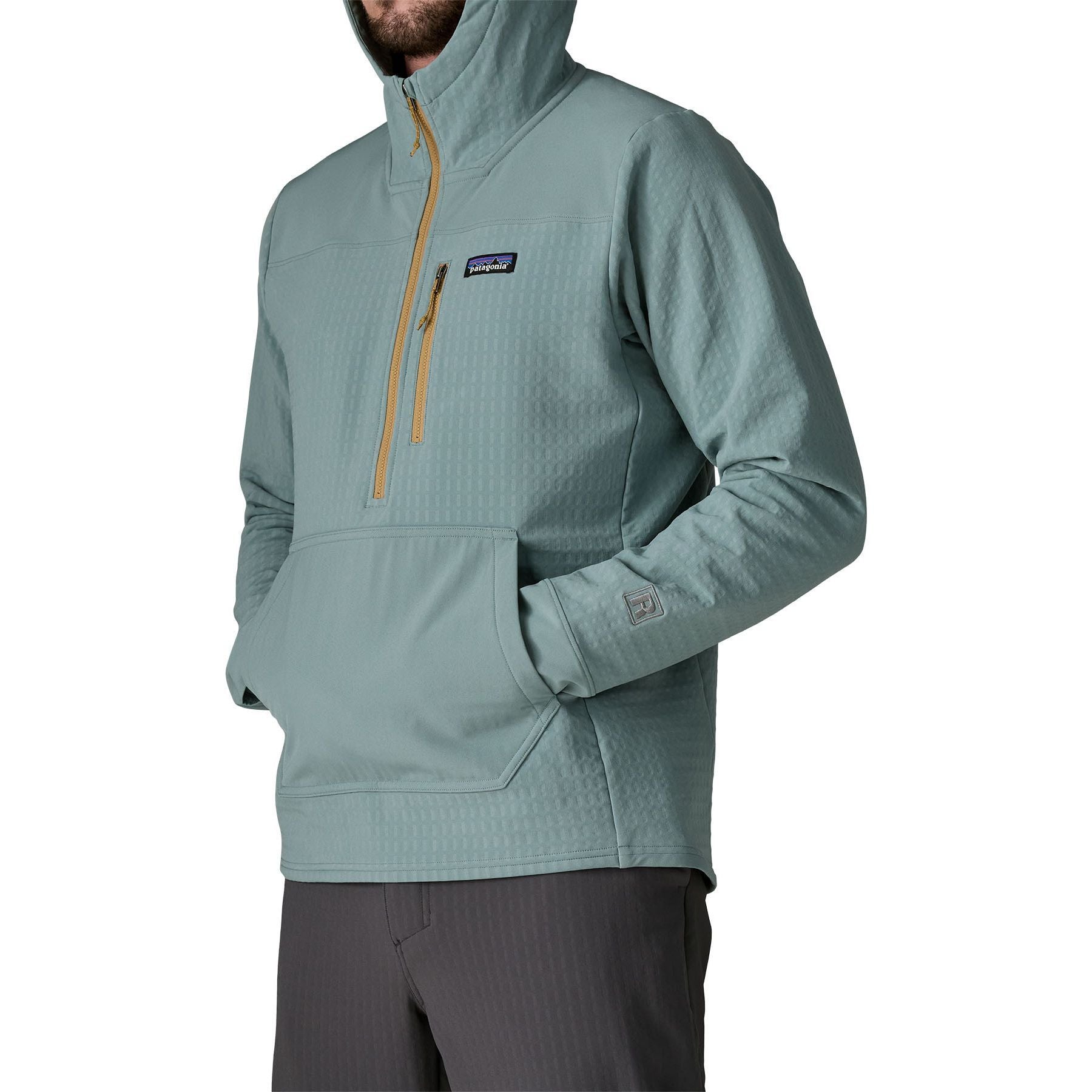 Patagonia Men's R2 TechFace Pullover Blue Sage